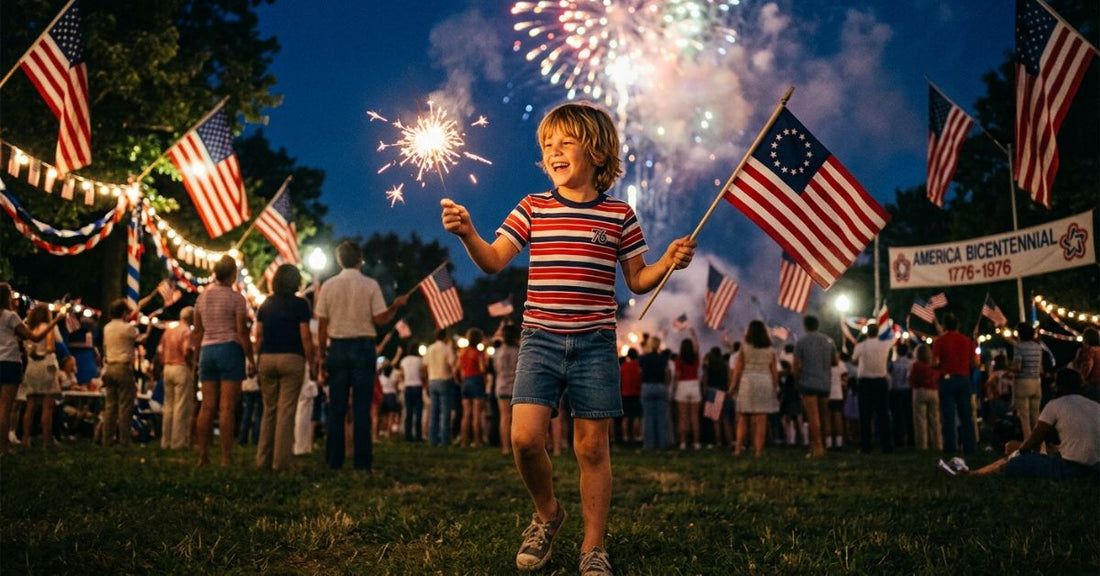 Gen X kids celebrating America's Bicentennial in the summer of 1976 — Fourth of July nostalgia
