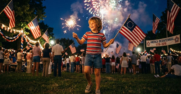 Gen X kids celebrating America's Bicentennial in the summer of 1976 — Fourth of July nostalgia