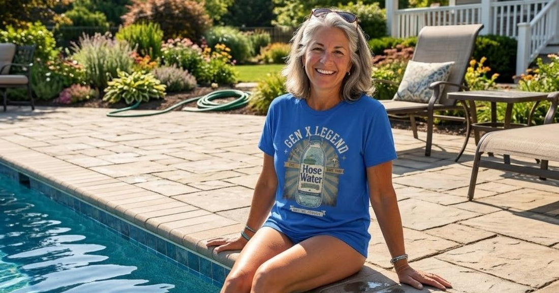 Raised on Hose Water Gen X nostalgia t-shirt from GEN X LEGEND