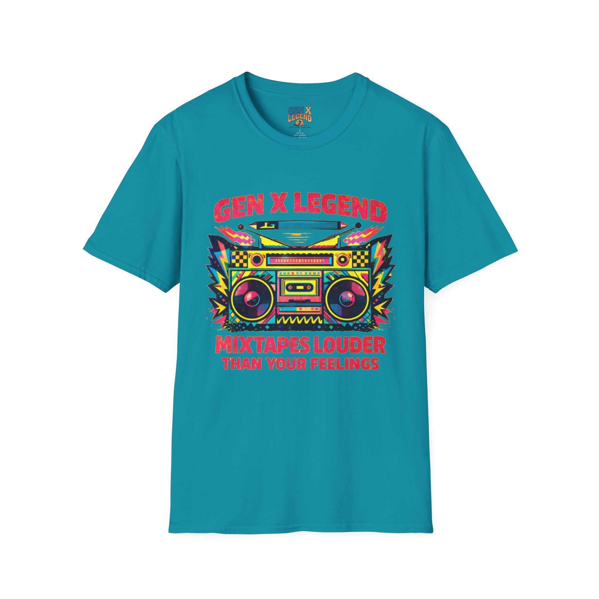 Gen X Legend T-Shirt — 80's Heatwave - 'Mixtapes'