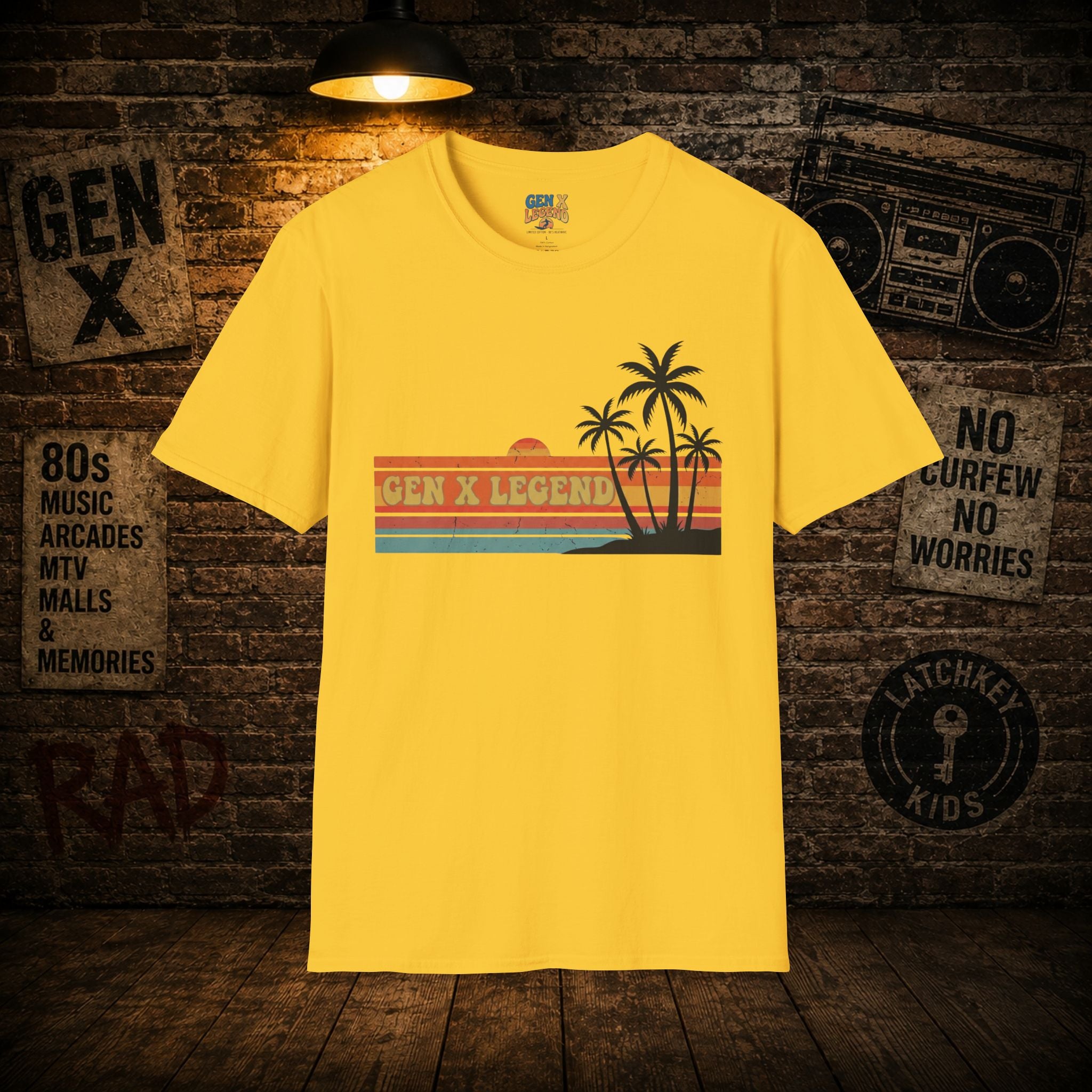 Gen X Legend T-Shirt — 80's Heatwave - 'Pacific Beach'