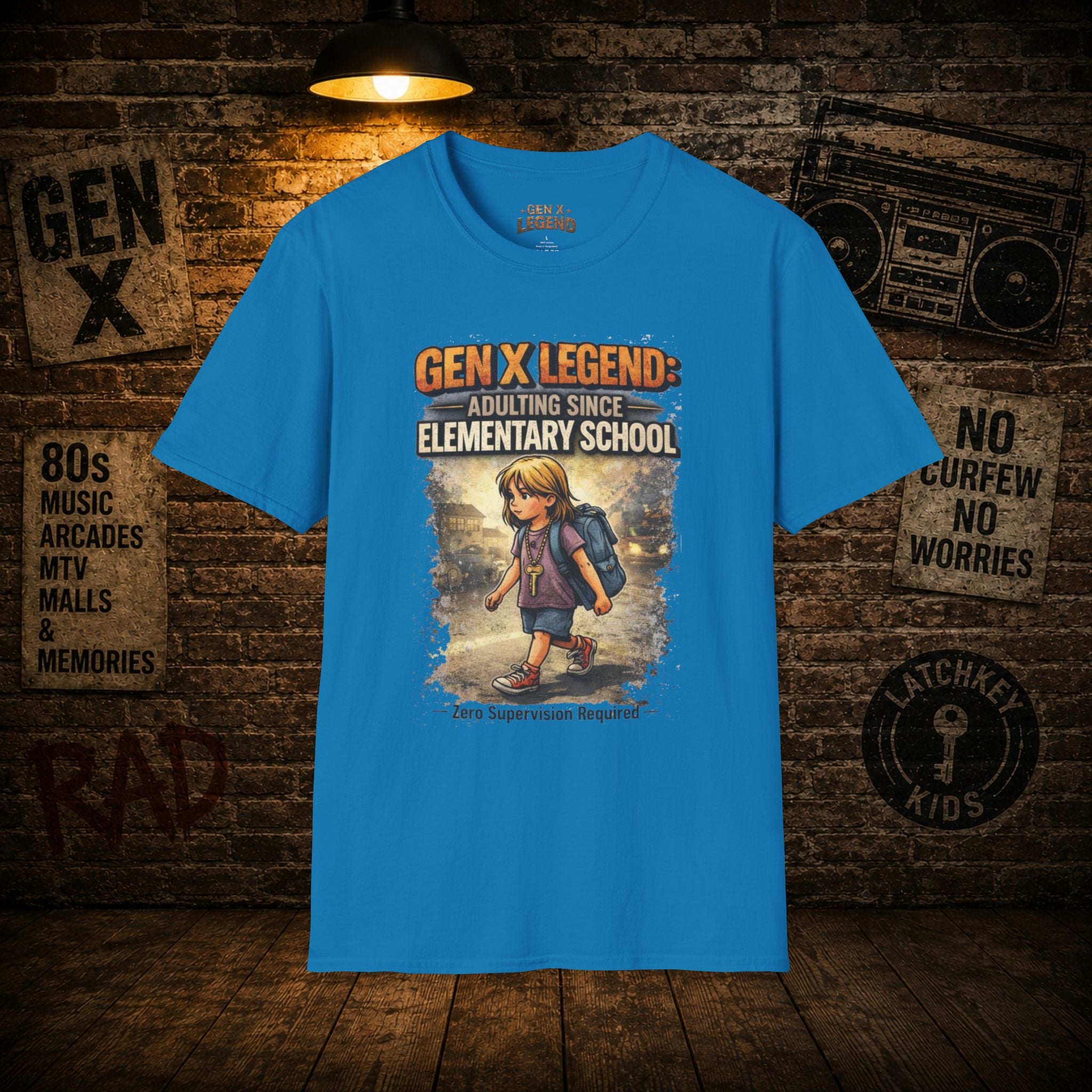 Gen X Legend T-Shirt — 'Adulting Since Elementary School' Tee