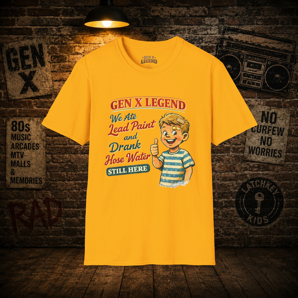 Gen X Legend T-Shirt — 'Ate Lead Paint' Tee