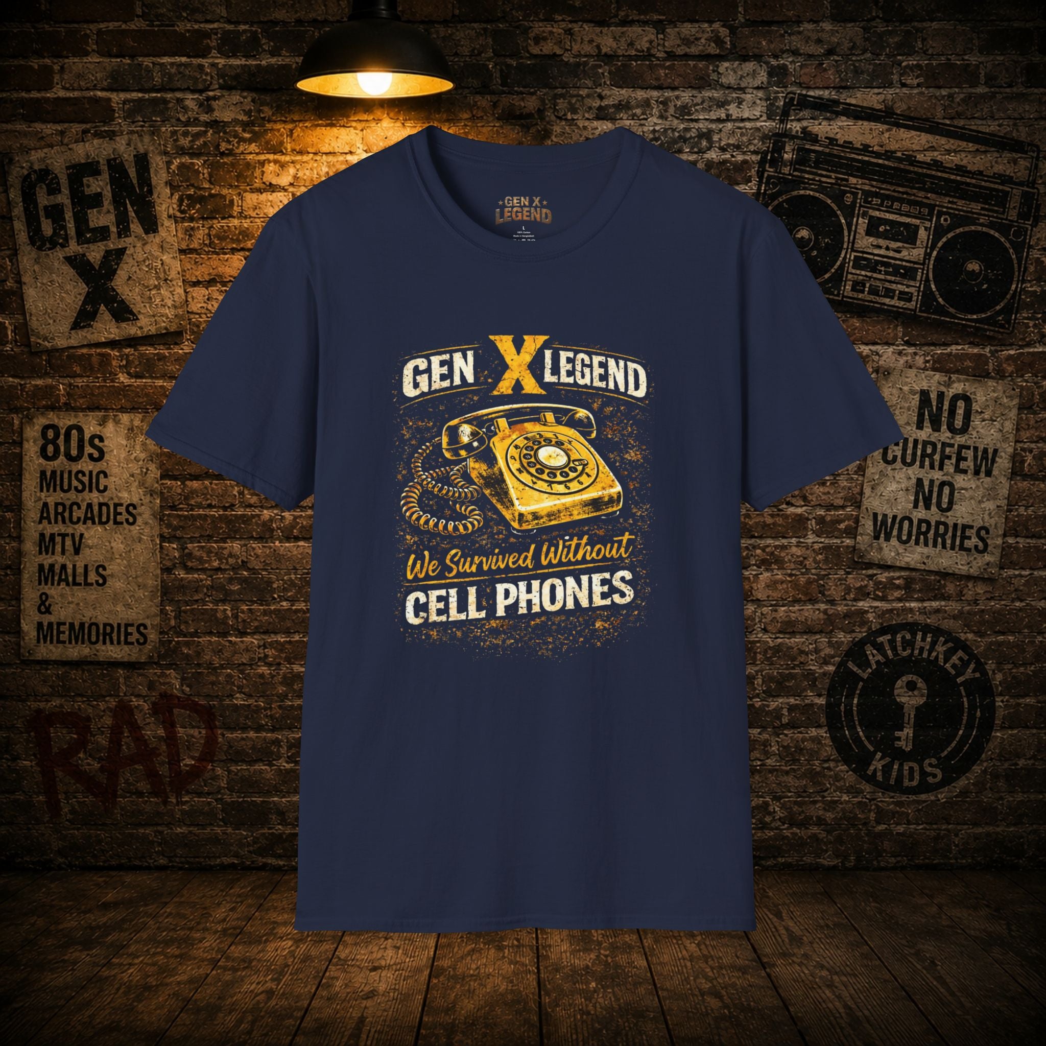 Gen X Legend T-Shirt — 'Survived Without Cell Phones'