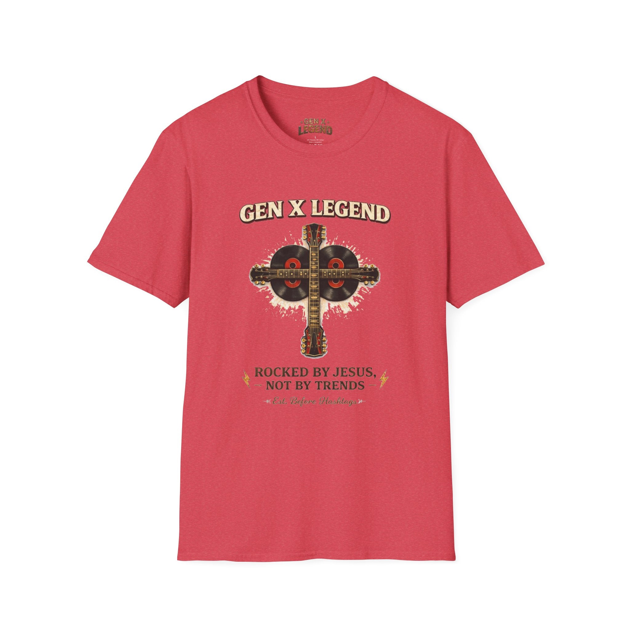 Gen X Legend T-Shirt — 'Rocked by Jesus'