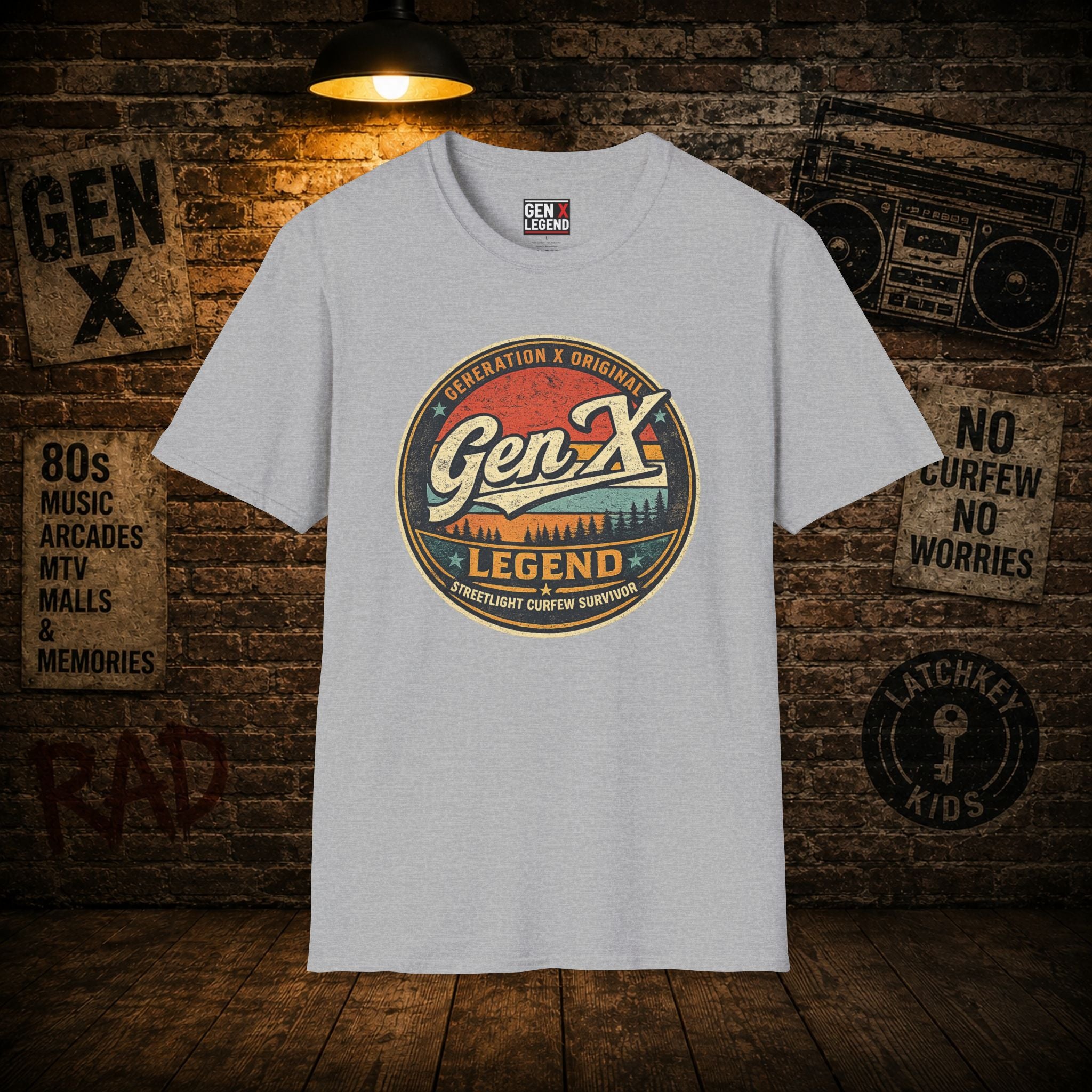 Gen X Legend T-Shirt — 'Streetlight Curfew'
