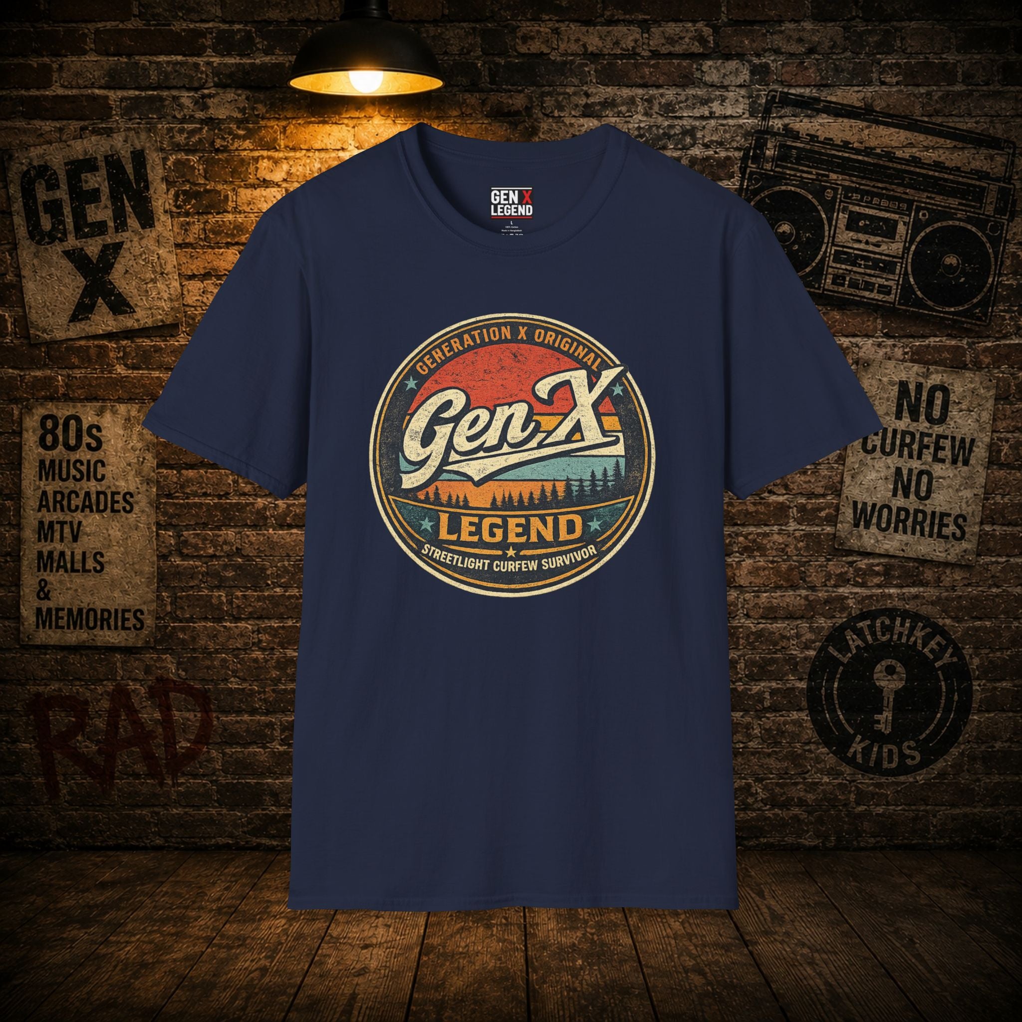 Gen X Legend T-Shirt — 'Streetlight Curfew'