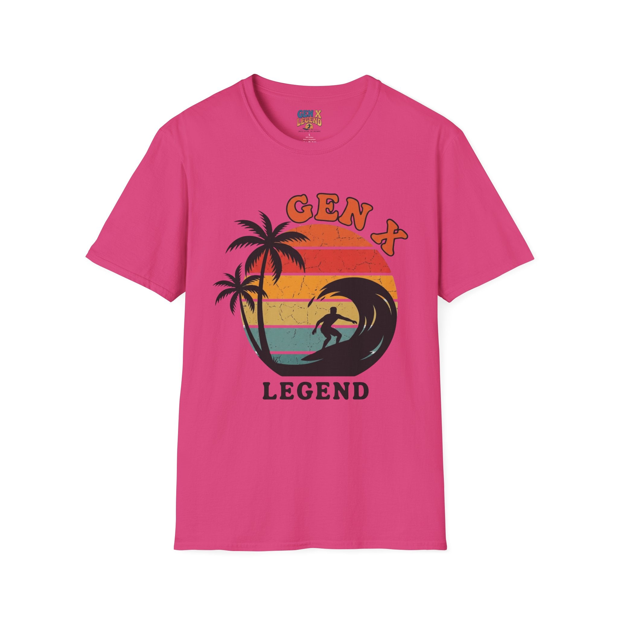 Gen X Legend T-Shirt — 80's Heatwave - 'Pacific Surf'