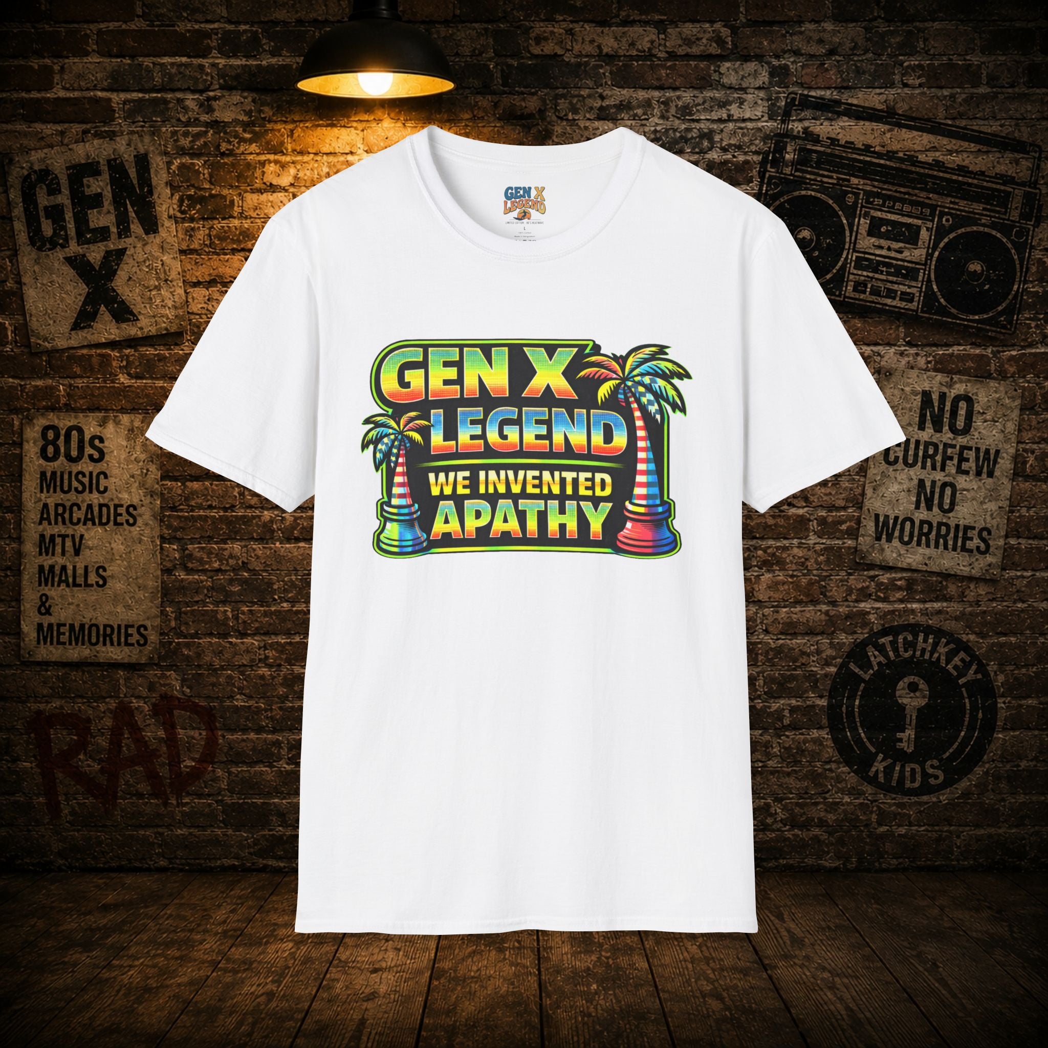 Gen X Legend T-Shirt — 80's Heatwave - 'Apathy'