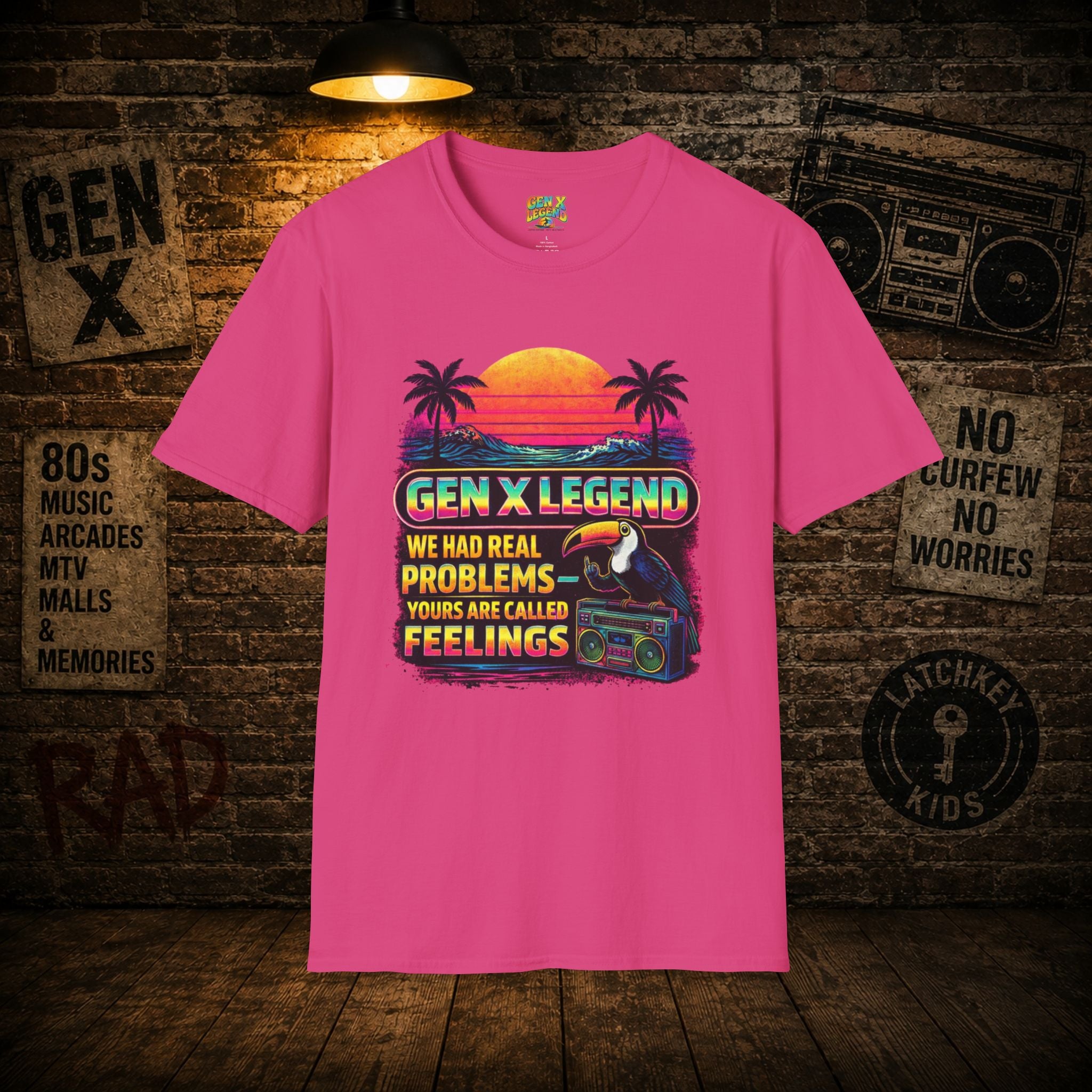 Gen X Legend T-Shirt — 80's Heatwave - 'Real Problems'