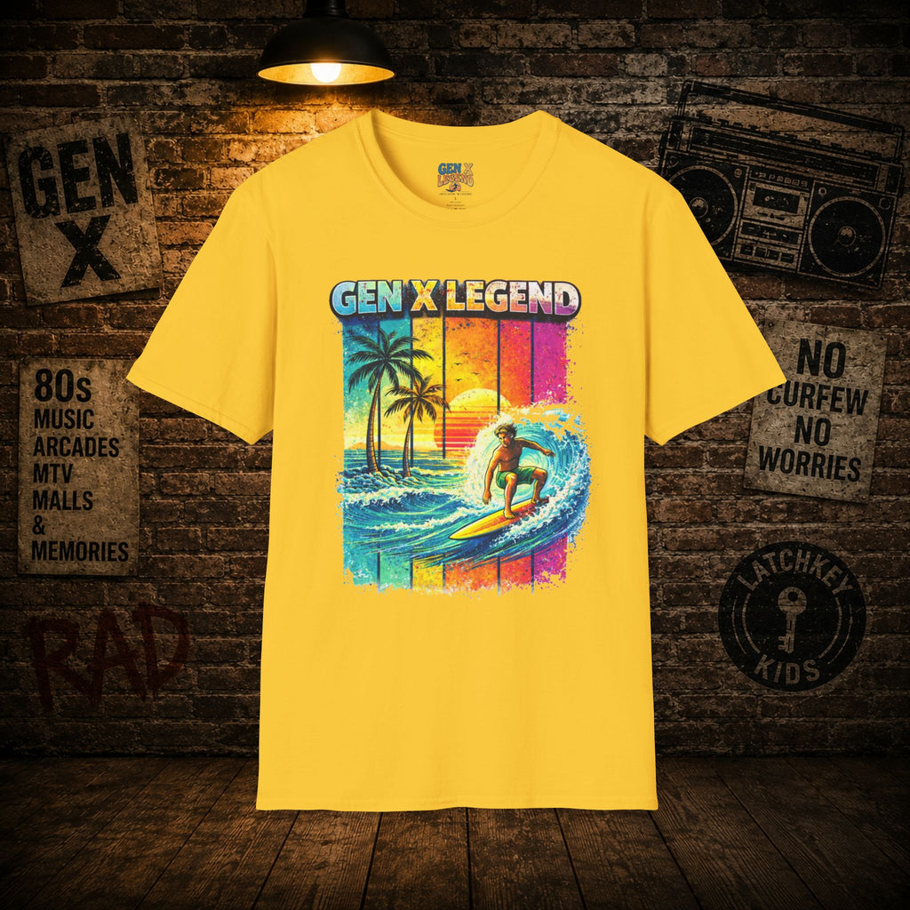 Gen X Legend T-Shirt — 80's Heatwave - 'Surf Classic'