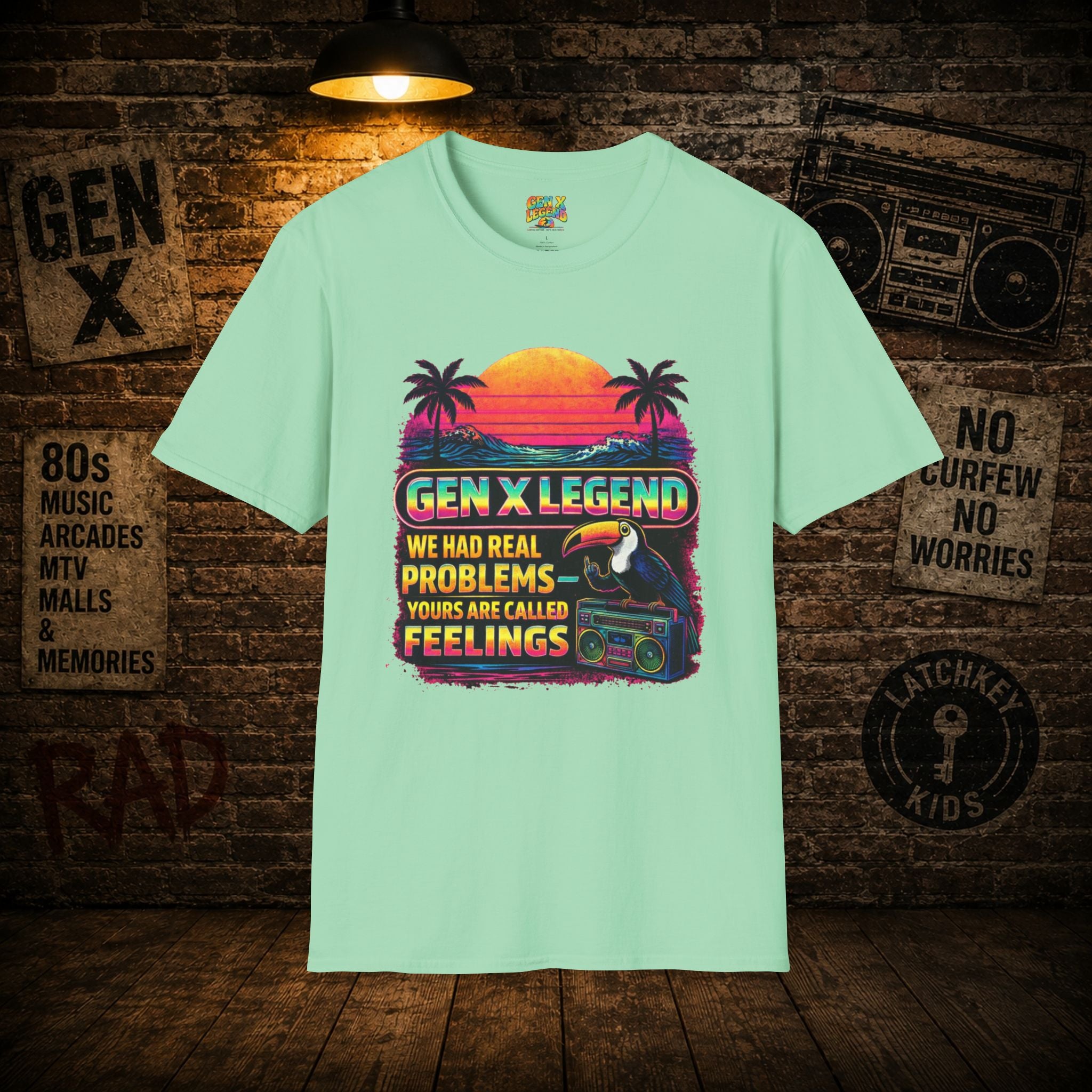 Gen X Legend T-Shirt — 80's Heatwave - 'Real Problems'