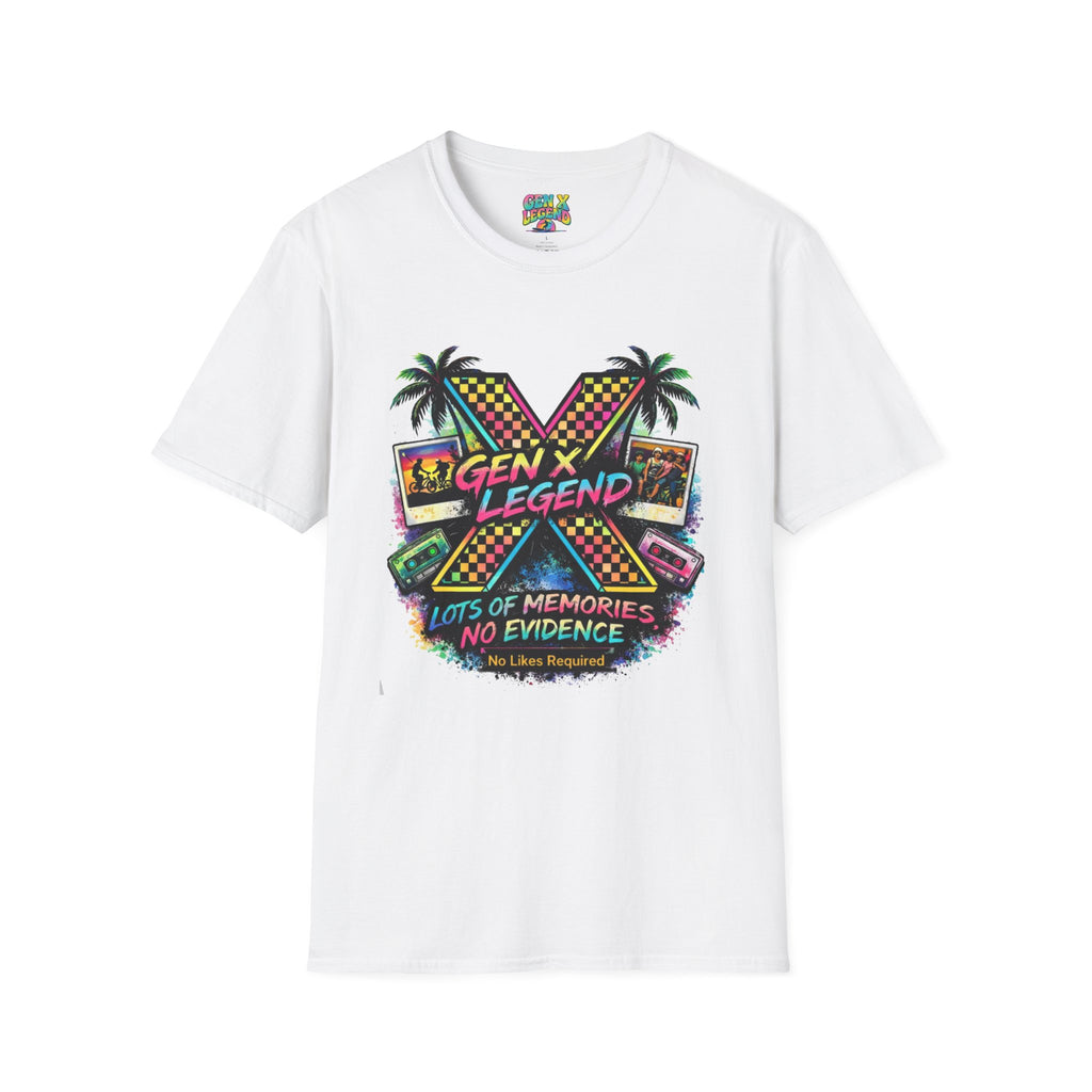 Gen X Legend T-Shirt — 80's Heatwave - 'No Evidence'