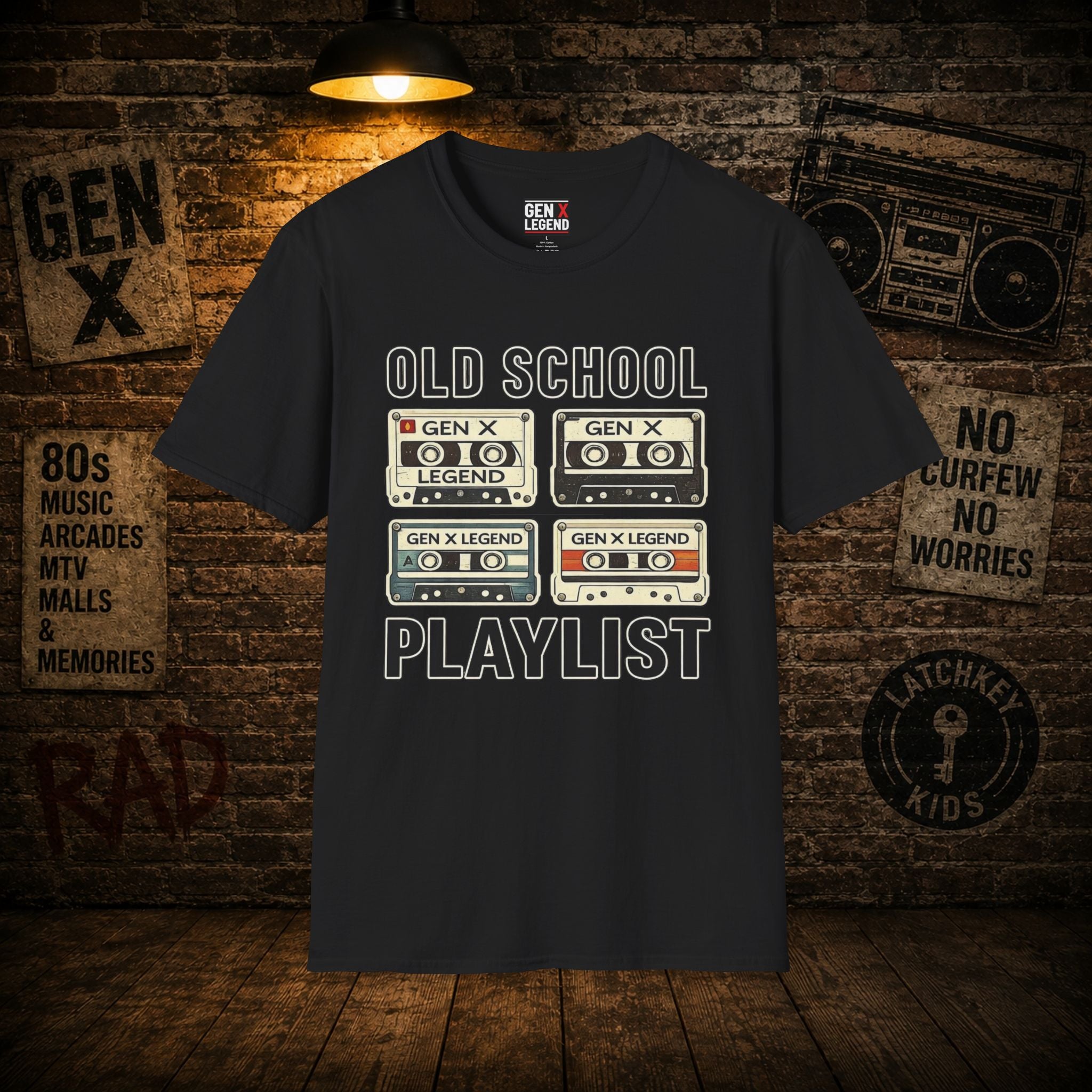 Gen X Legend T-Shirt — 'Old School Playlist'