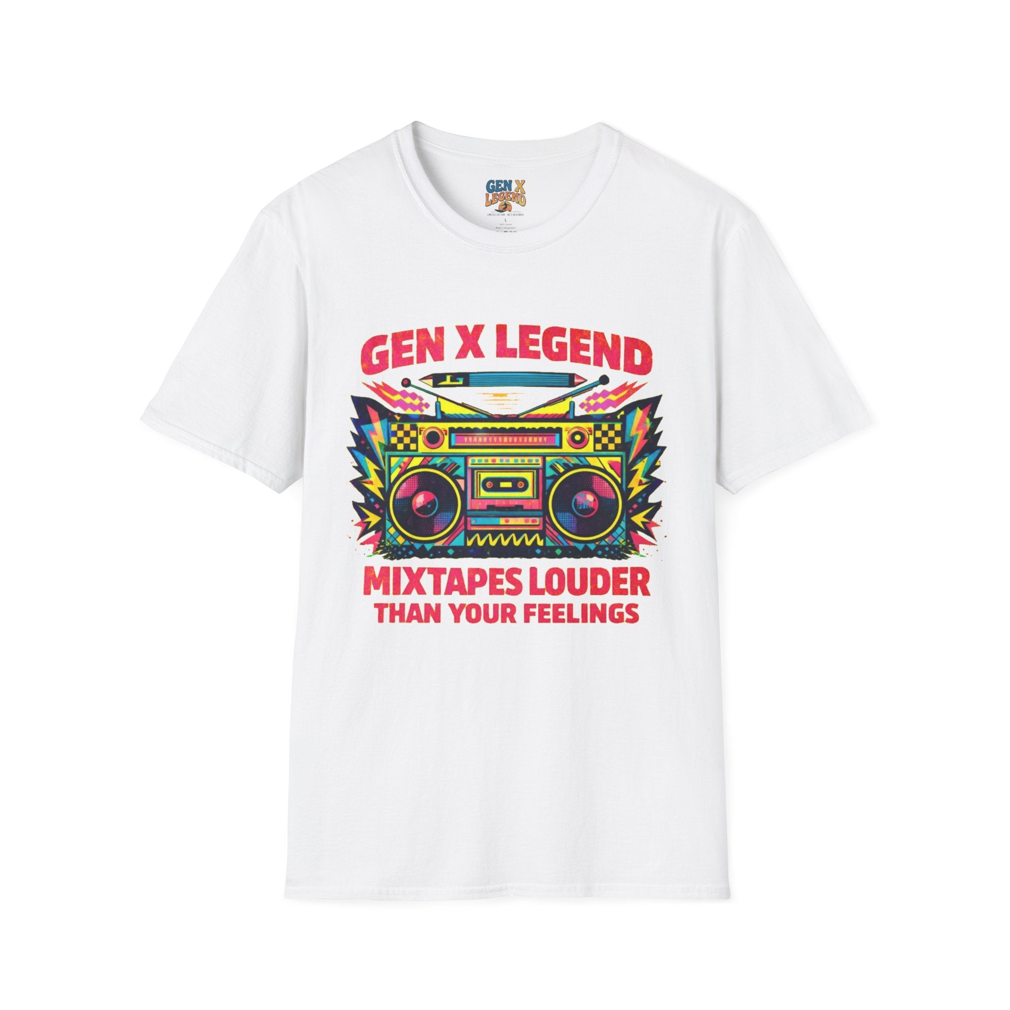 Gen X Legend T-Shirt — 80's Heatwave - 'Mixtapes'