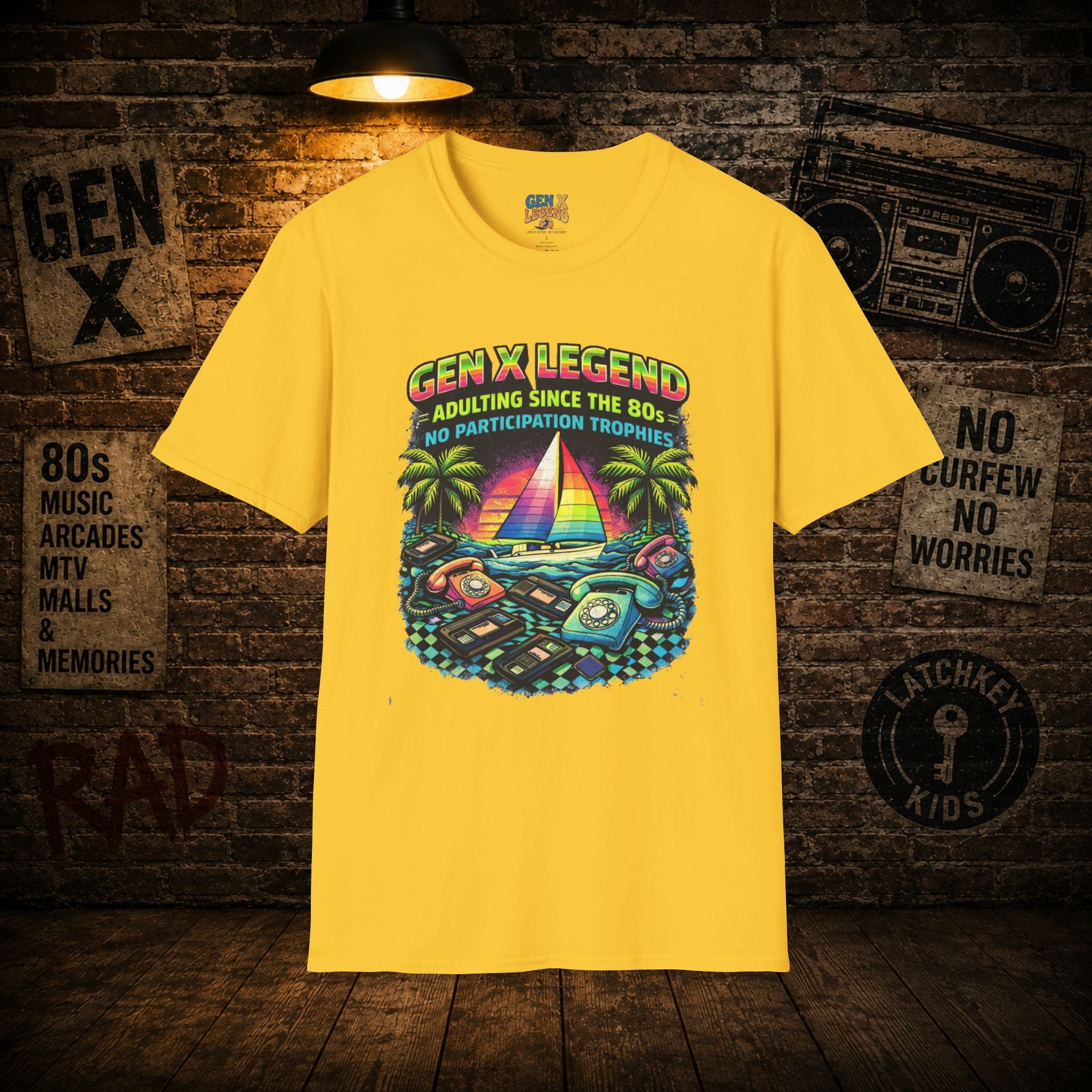 Gen X Legend T-Shirt — 80's Heatwave - 'Adulting'