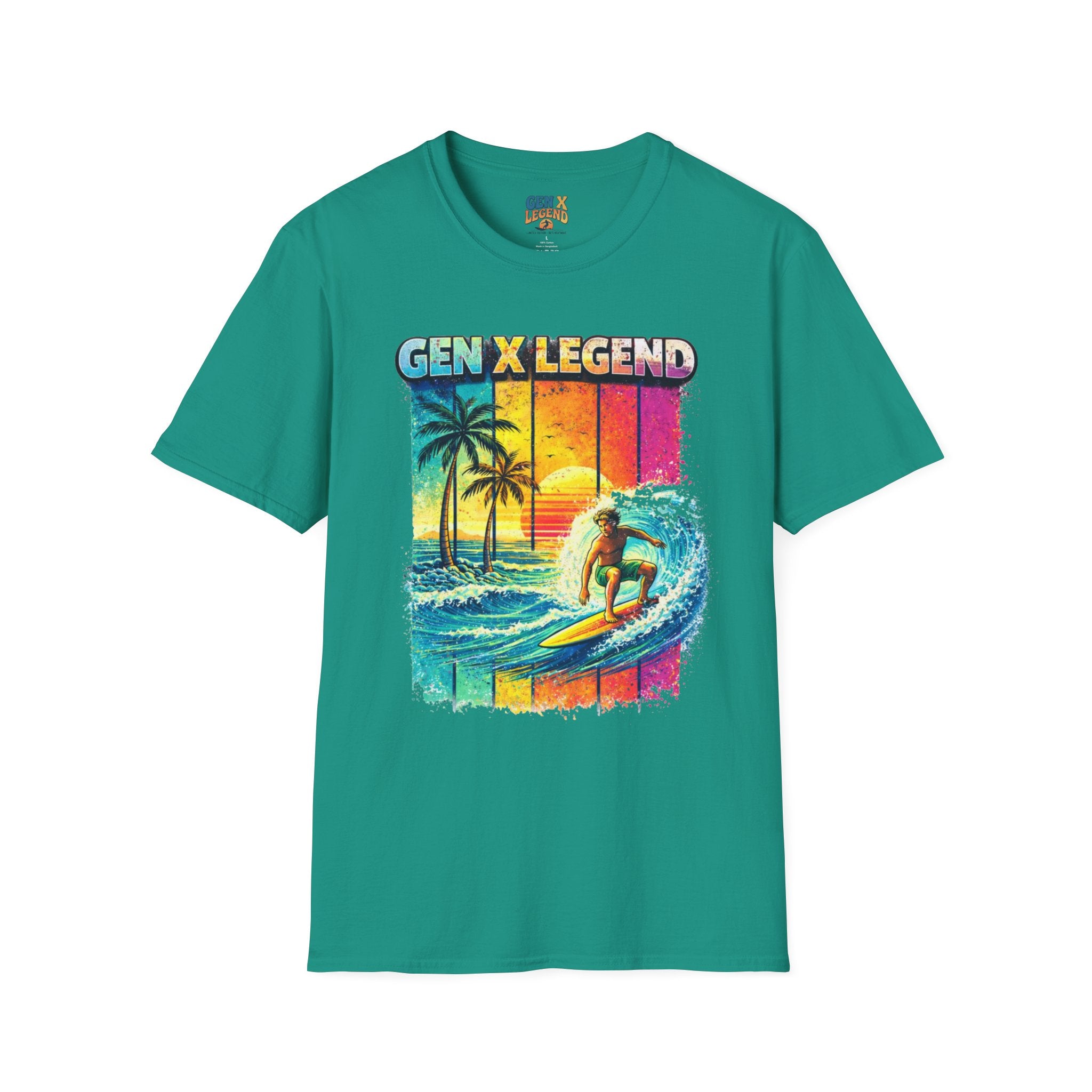 Gen X Legend T-Shirt — 80's Heatwave - 'Surf Classic'
