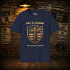 Gen X Legend T-Shirt — 'Built On Faith & Freedom' Tee