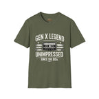 Gen X Legend T-Shirt — 'Unimpressed'