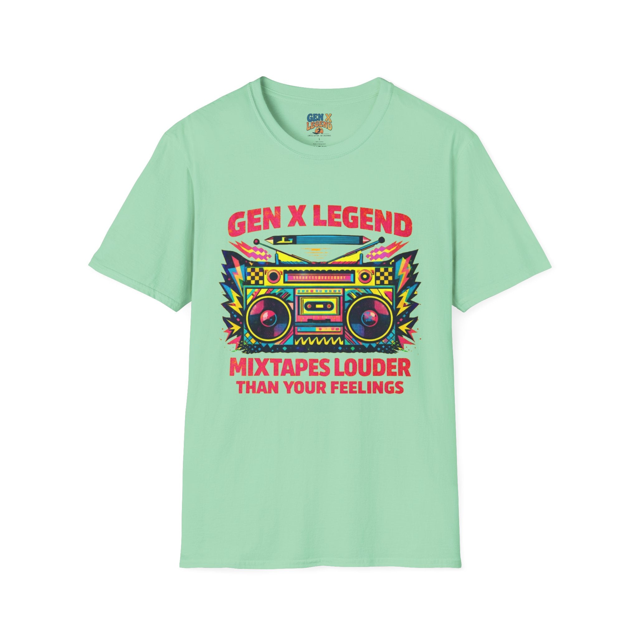 Gen X Legend T-Shirt — 80's Heatwave - 'Mixtapes'