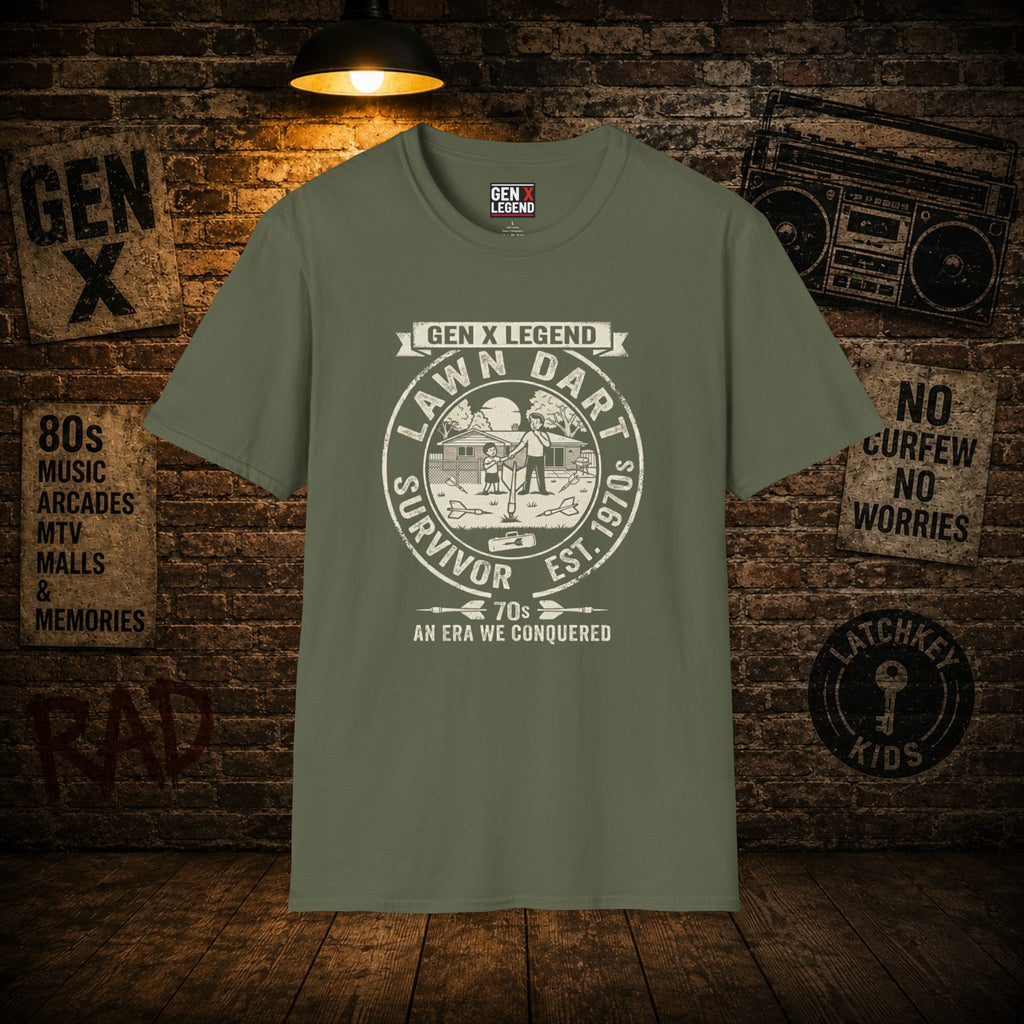 Gen X Legend T-Shirt — Lawn Dart Survivor