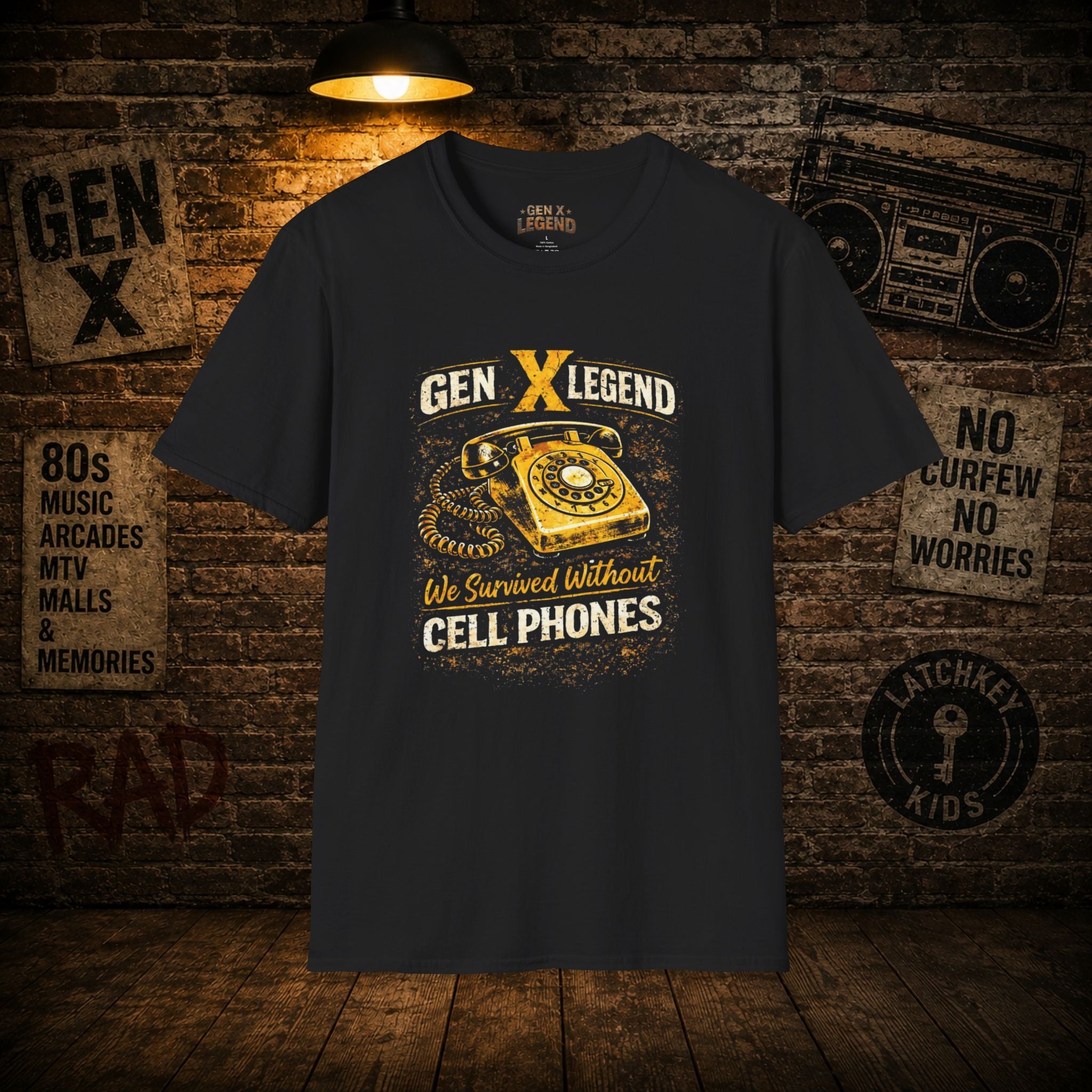 Gen X Legend T-Shirt — 'Survived Without Cell Phones'