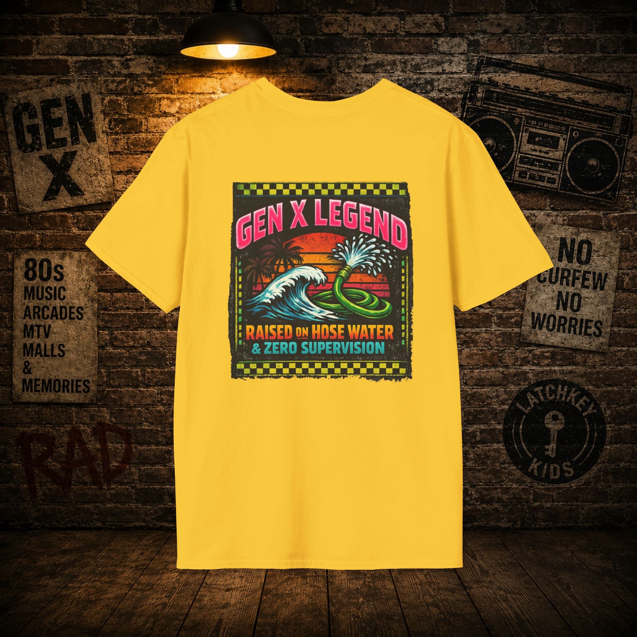 Gen X Legend T-Shirt — 80's Heatwave - 'Hose Water'