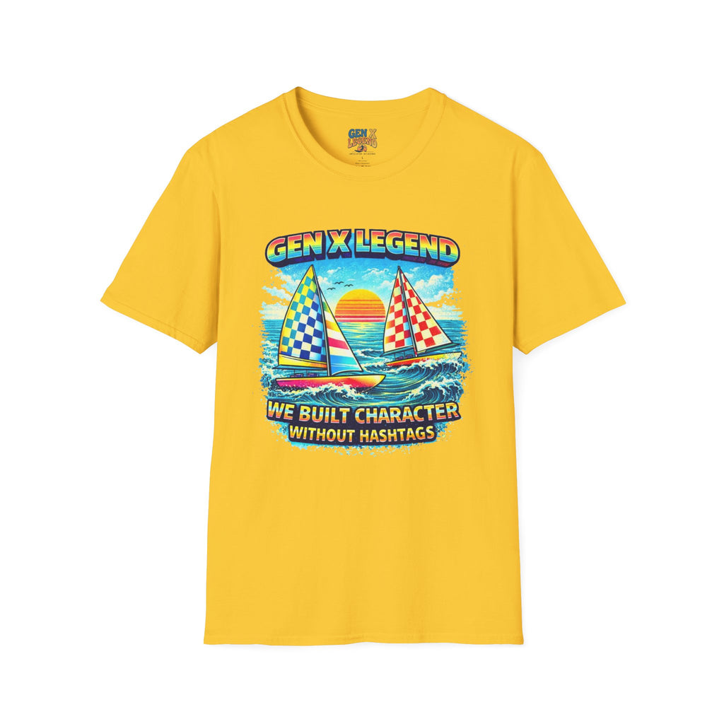 Gen X Legend T-Shirt — 80's Heatwave - 'Built Character'