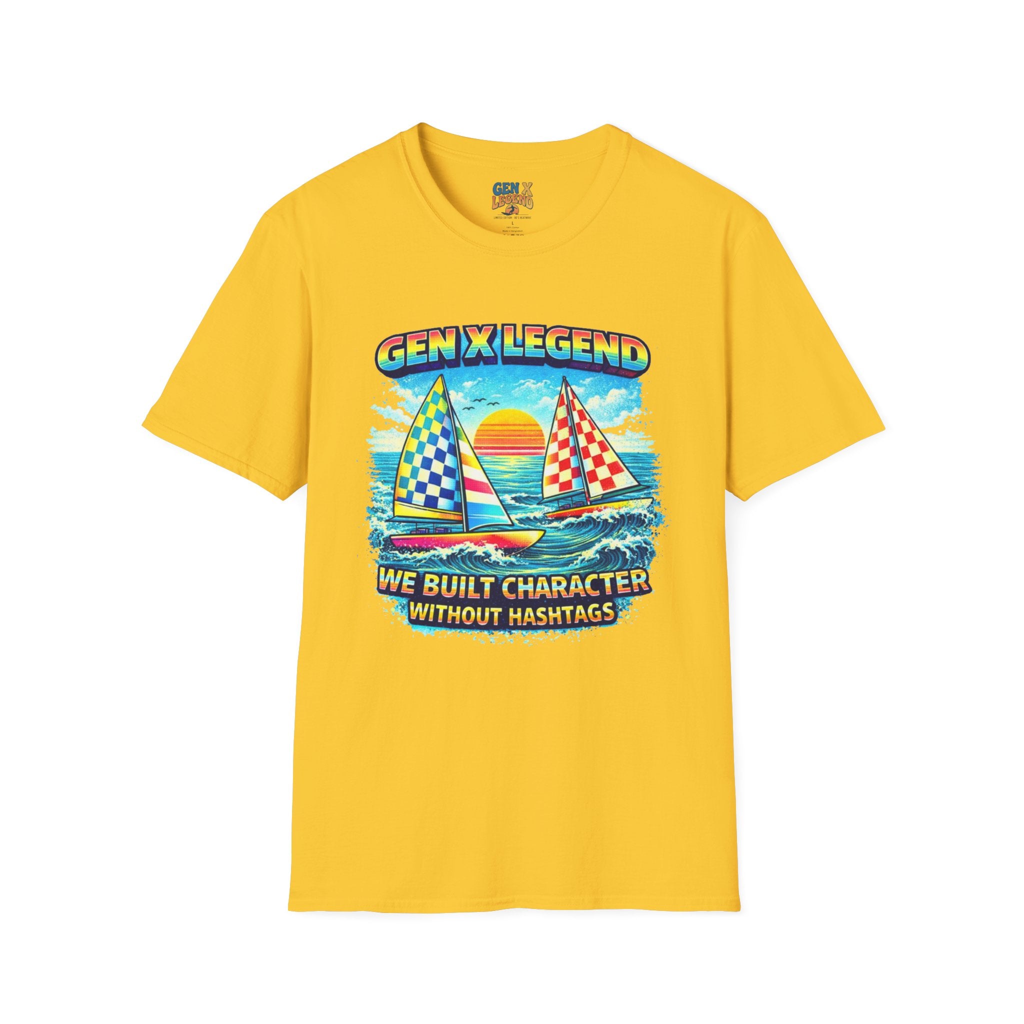 Gen X Legend T-Shirt — 80's Heatwave - 'Built Character'