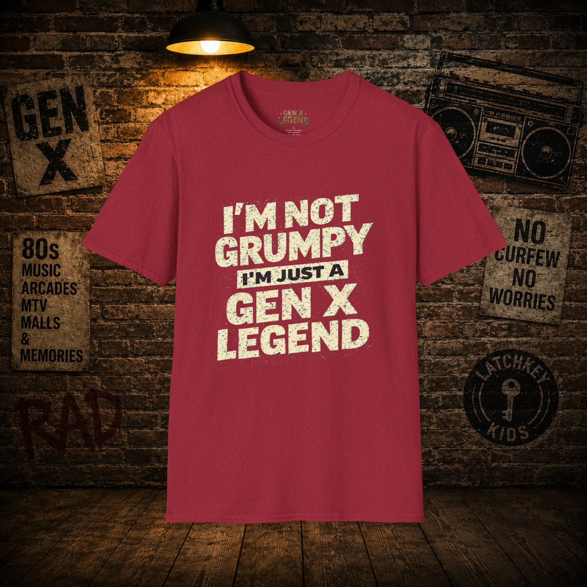 Gen X Legend T-Shirt — 'Not Grumpy'