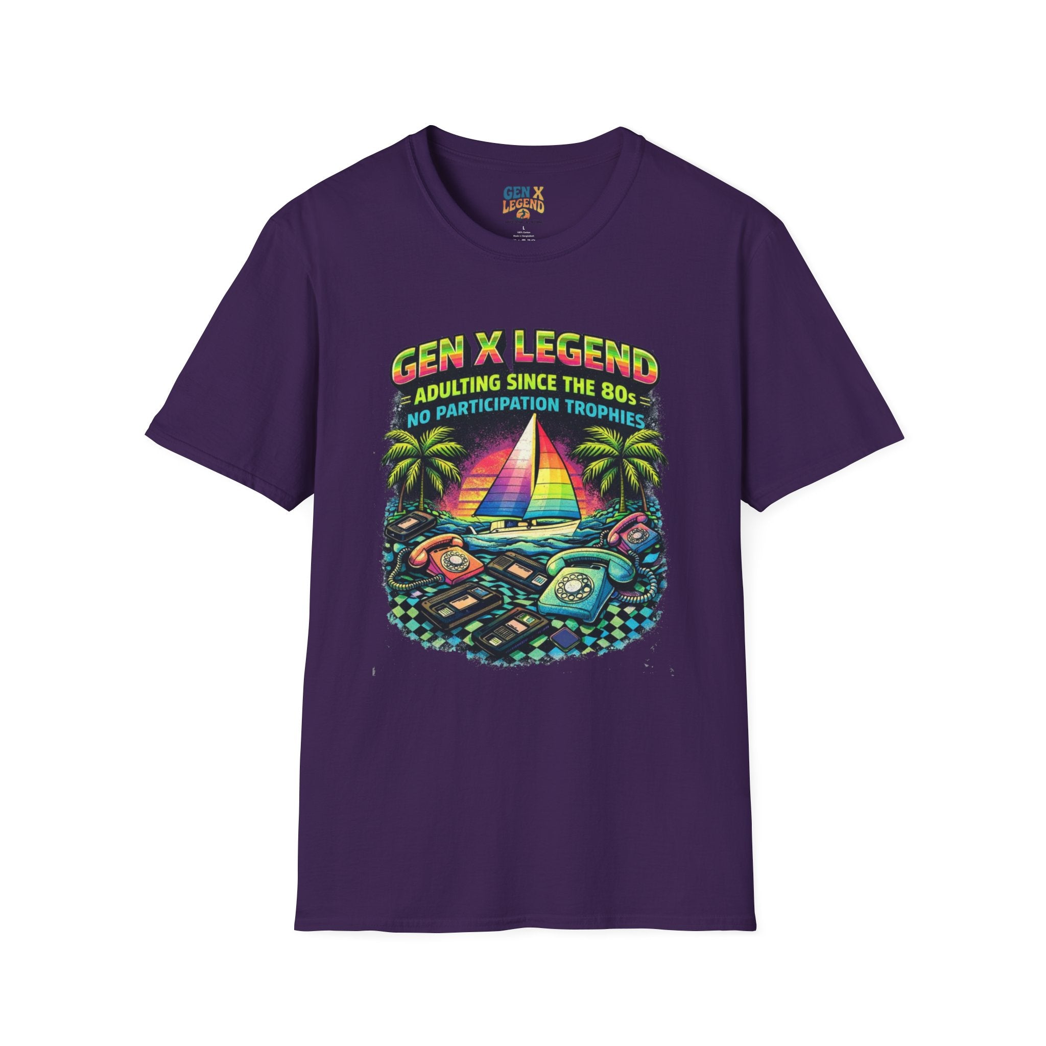 Gen X Legend T-Shirt — 80's Heatwave - 'Adulting'