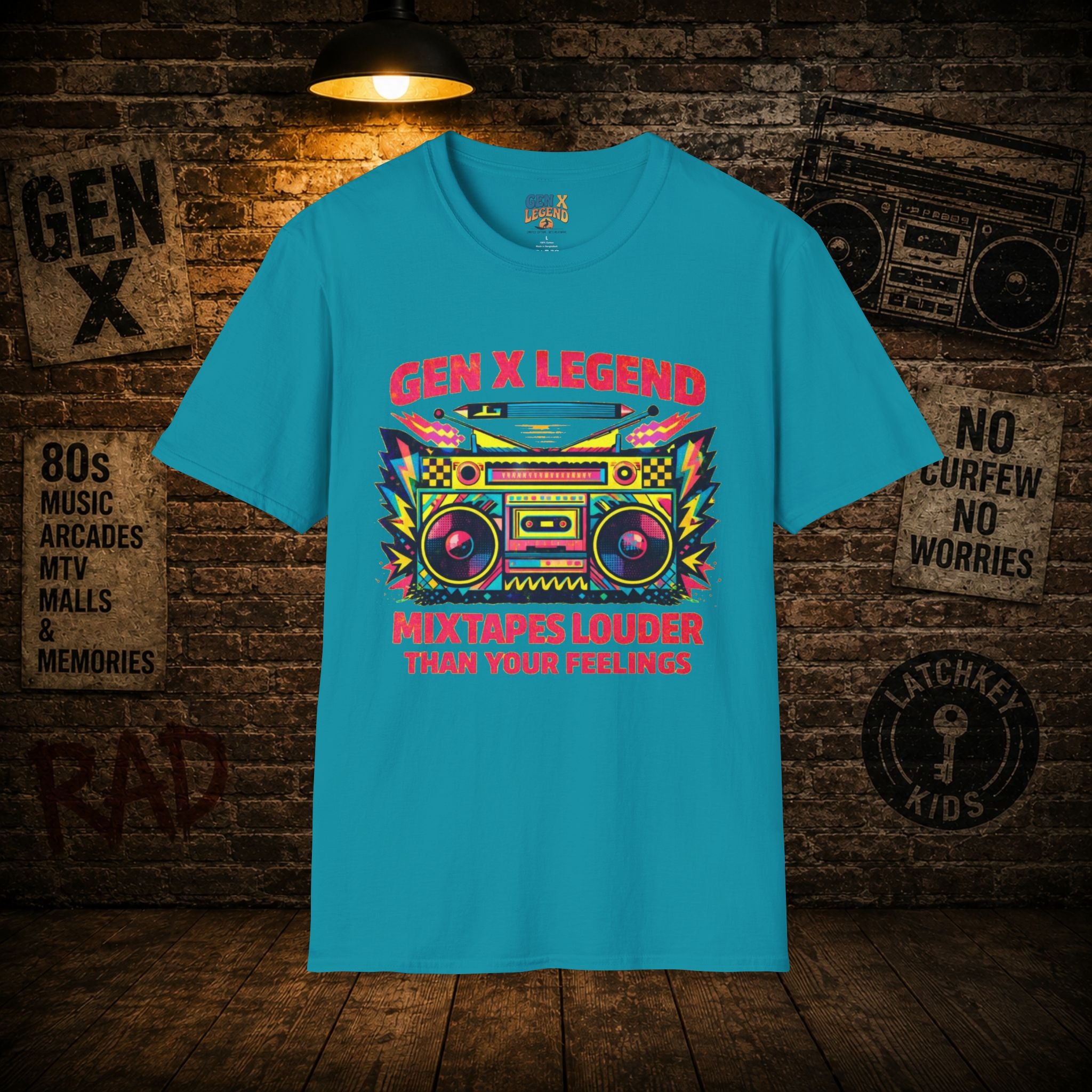 Gen X Legend T-Shirt — 80's Heatwave - 'Mixtapes'
