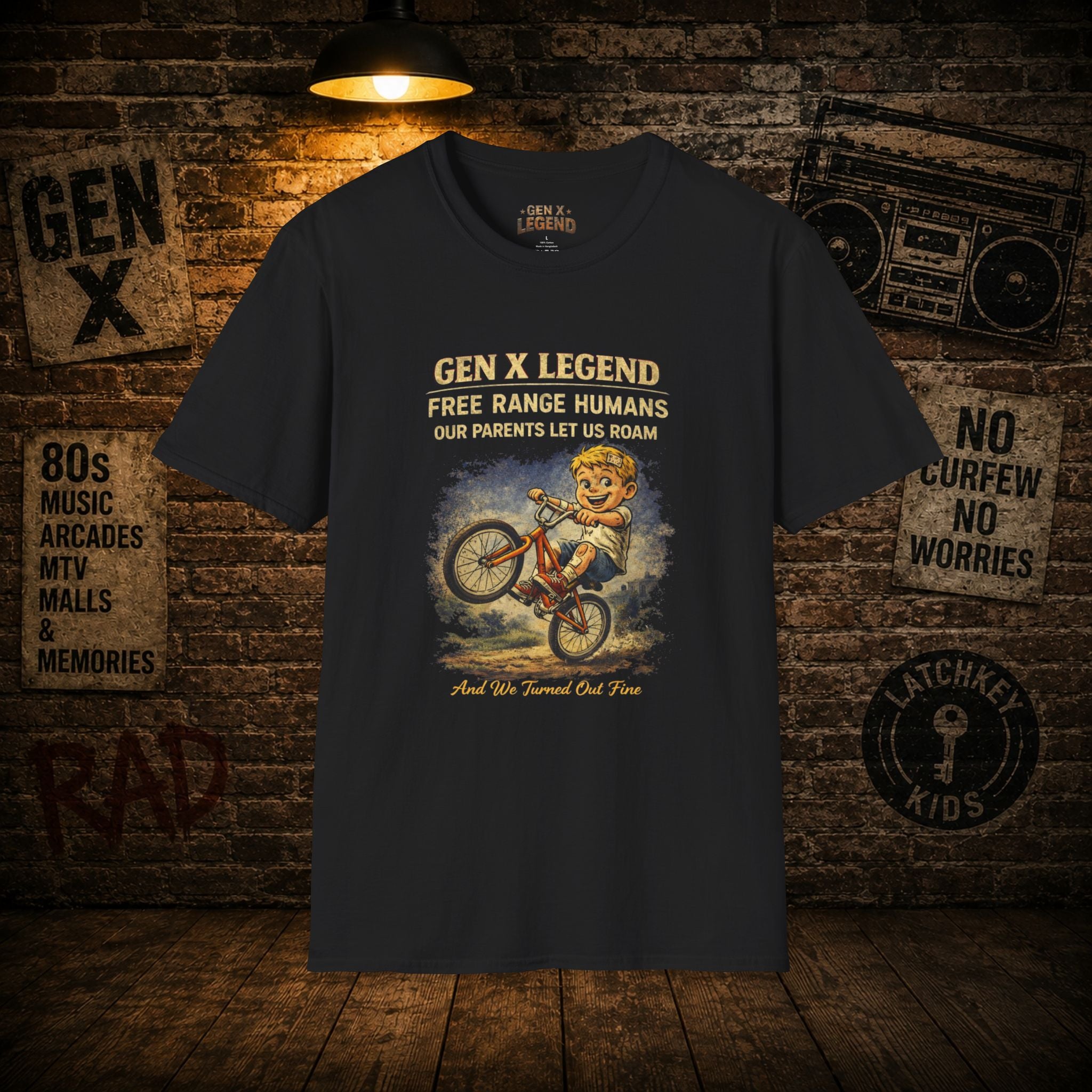 Gen X Legend T-Shirt — 'Free Range Humans'