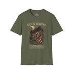 Gen X Legend T-Shirt — 'Unbreakable' Eagle & American Flag Tee