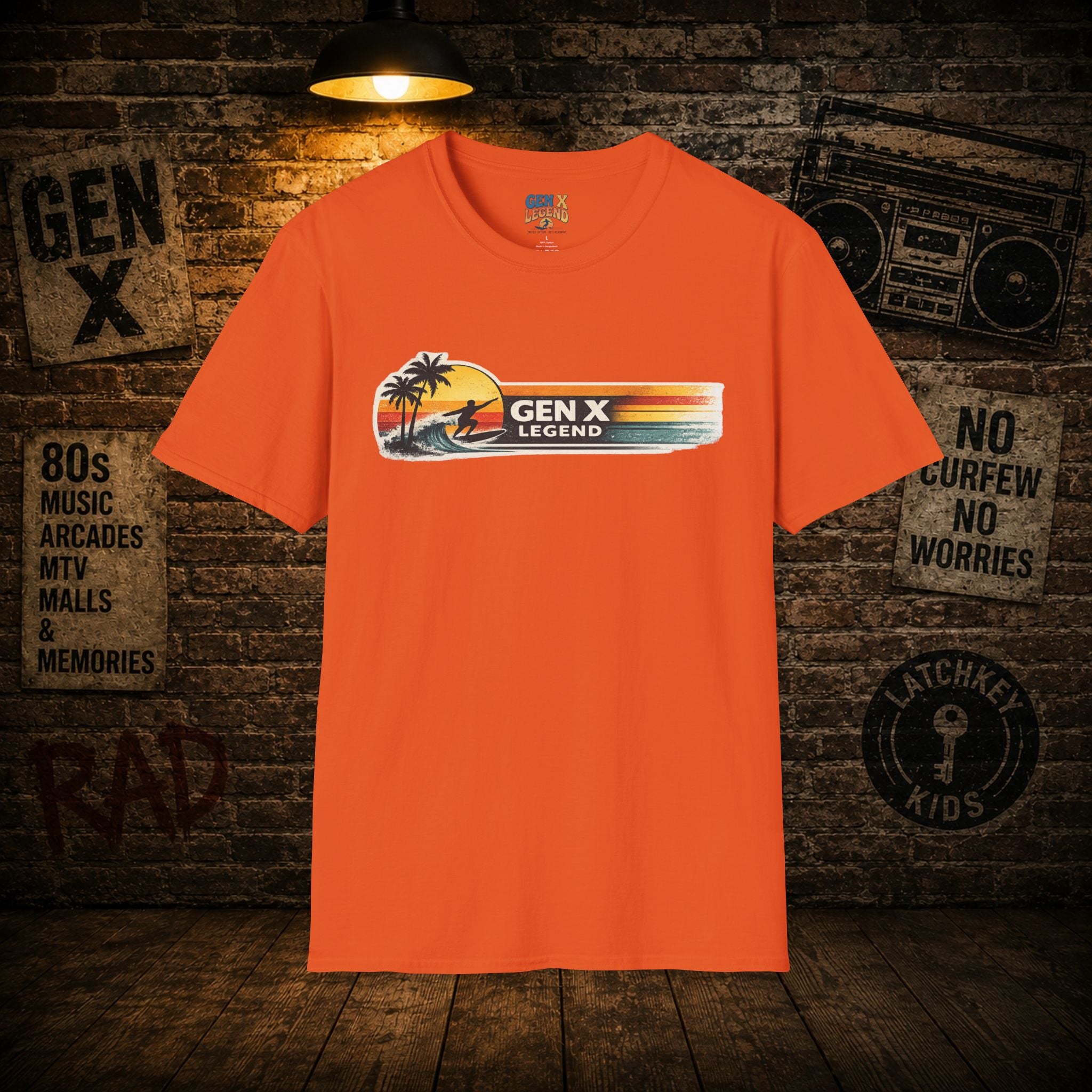 Gen X Legend T-Shirt — 80's Heatwave - 'Pacific Vibes'