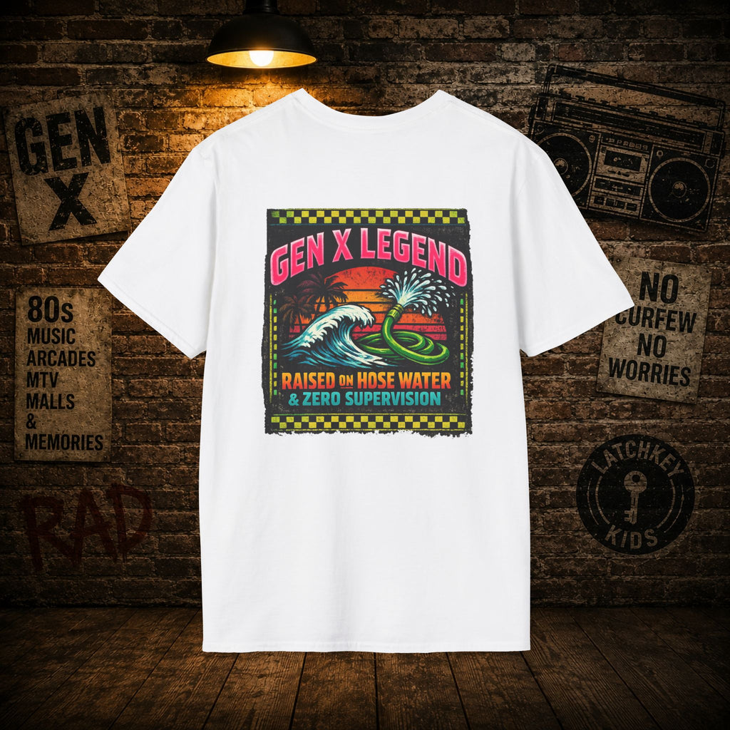 Gen X Legend T-Shirt — 80's Heatwave - 'Hose Water'
