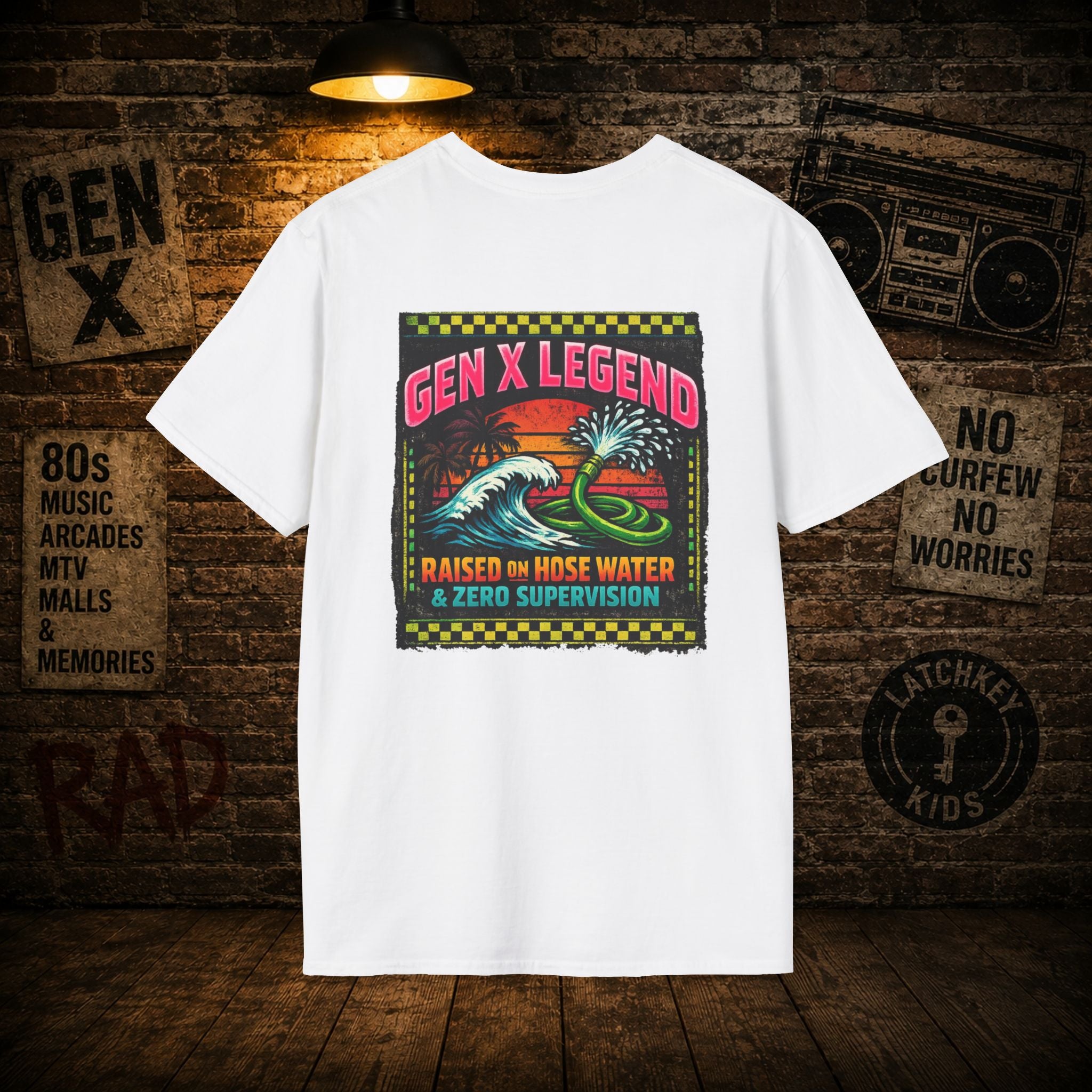 Gen X Legend T-Shirt — 80's Heatwave - 'Hose Water'