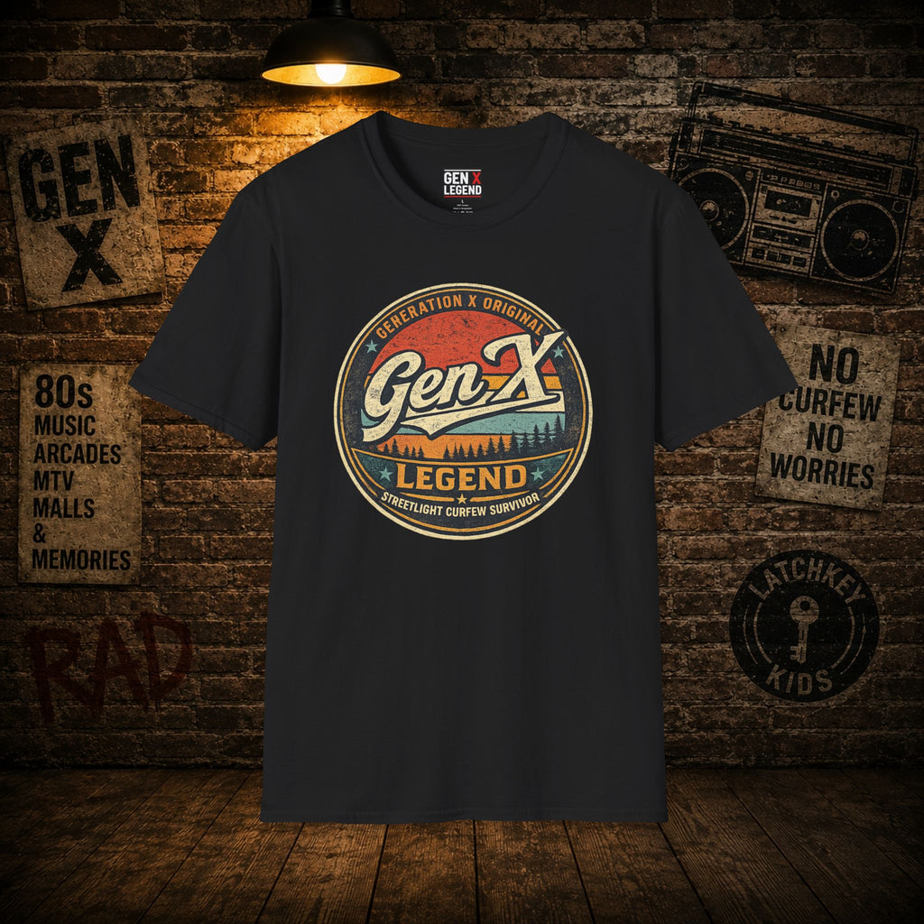 Gen X Legend T-Shirt — 'Streetlight Curfew'