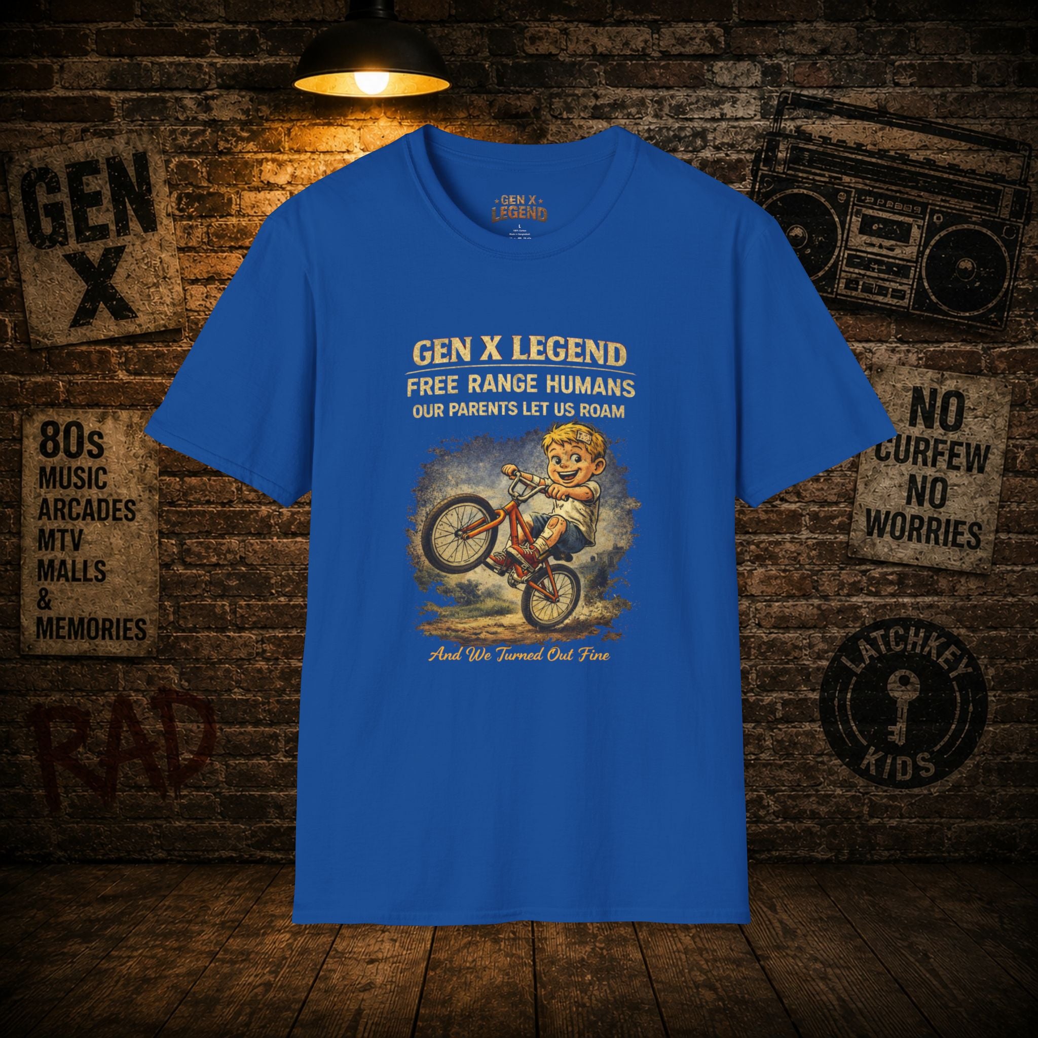 Gen X Legend T-Shirt — 'Free Range Humans'