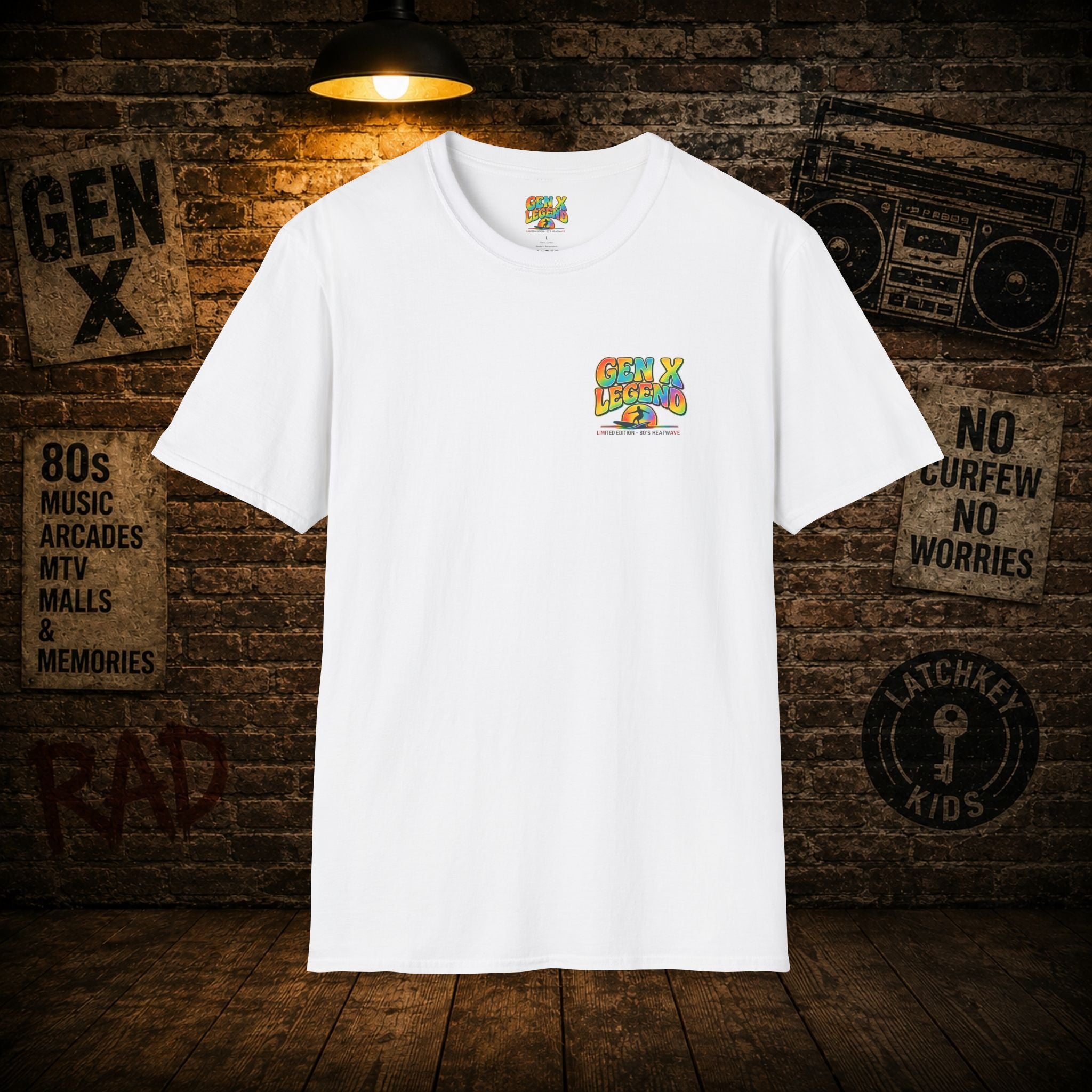 Gen X Legend T-Shirt — 80's Heatwave - 'No Worries'
