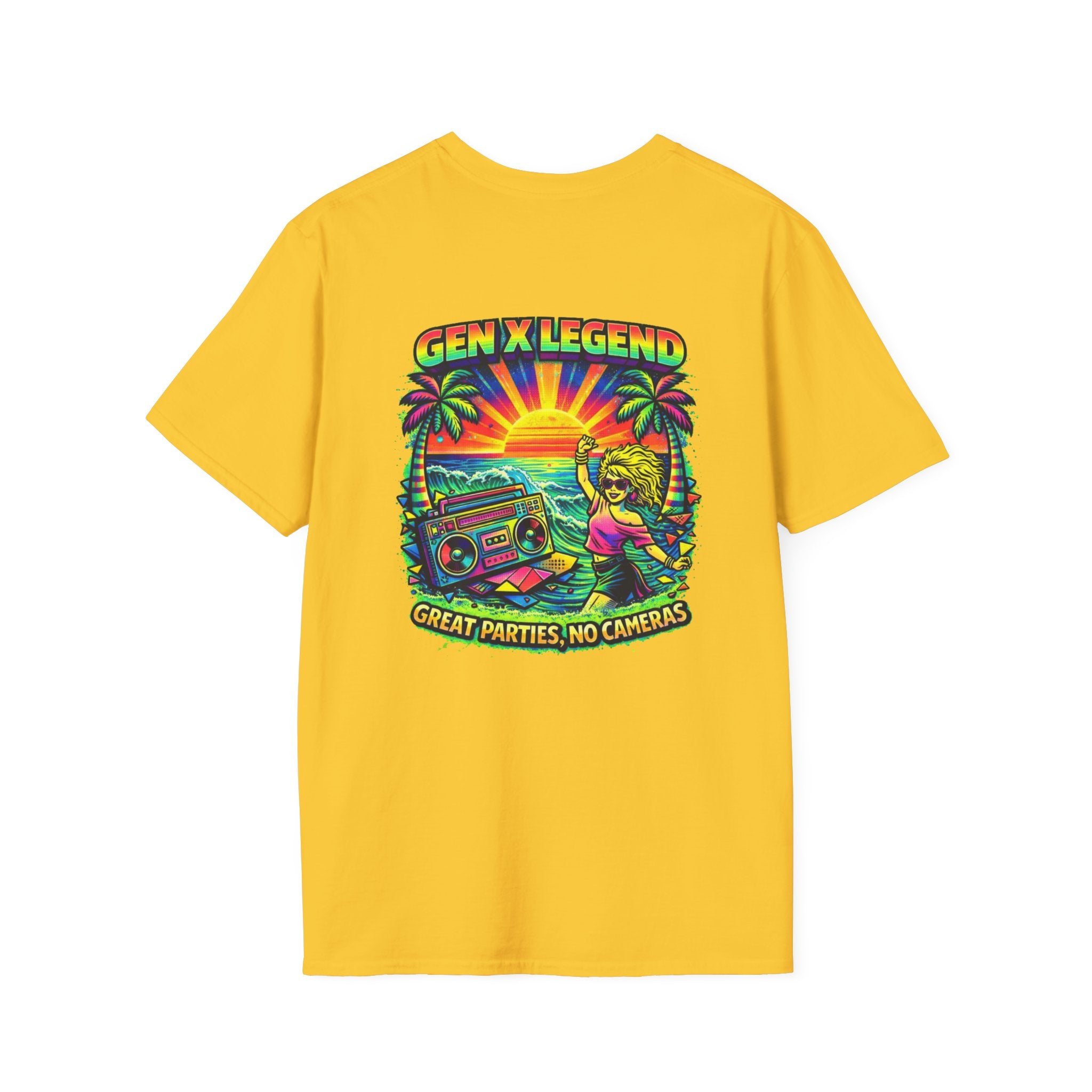 Gen X Legend T-Shirt — 80's Heatwave - 'Great Parties'