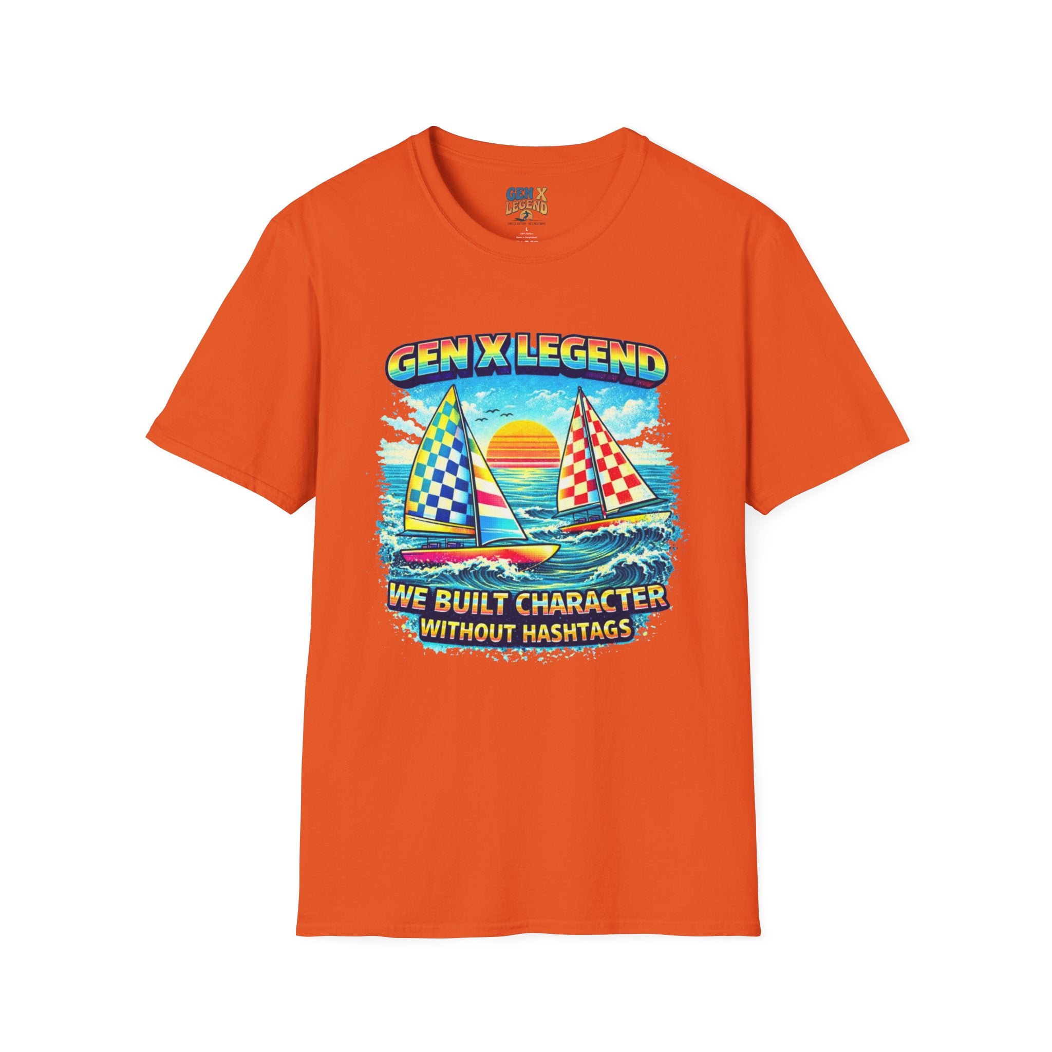 Gen X Legend T-Shirt — 80's Heatwave - 'Built Character'