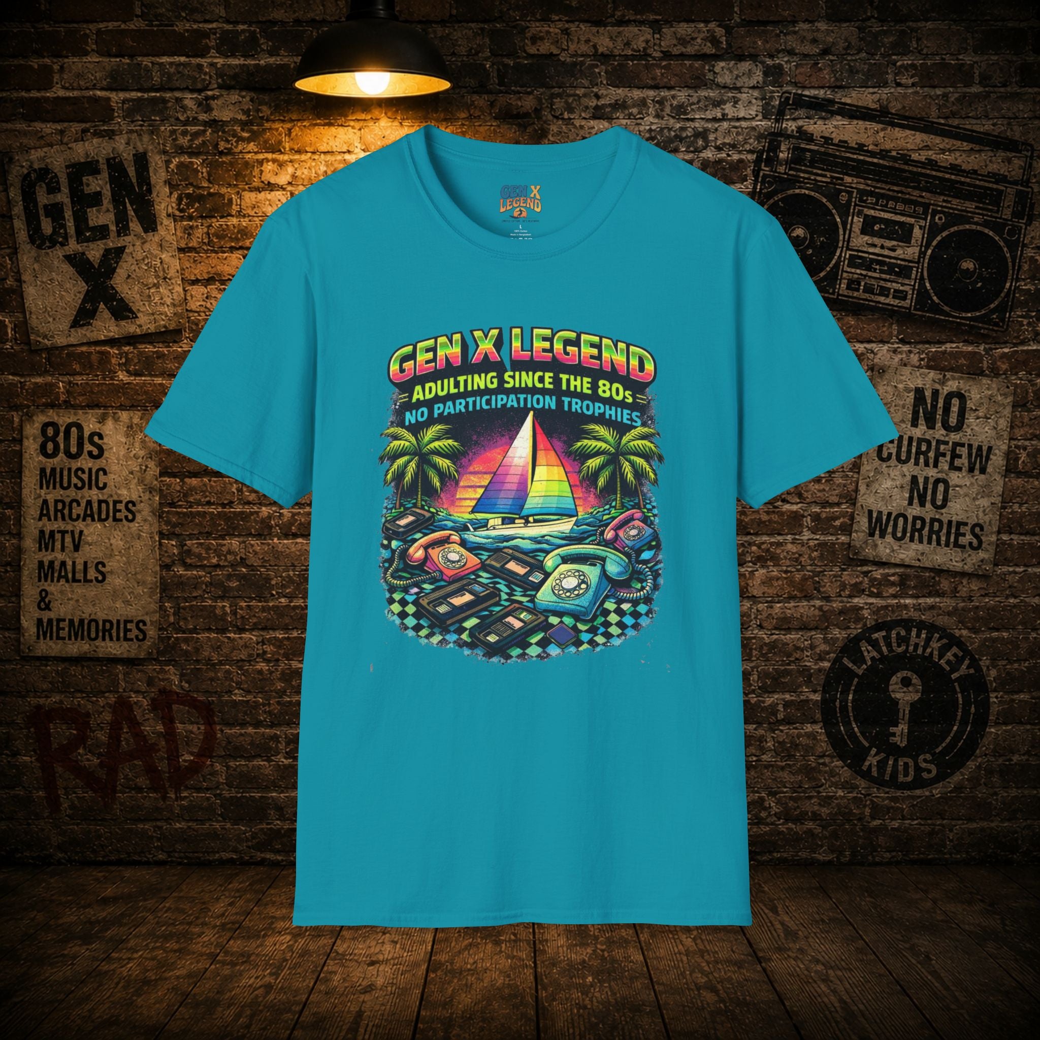 Gen X Legend T-Shirt — 80's Heatwave - 'Adulting'