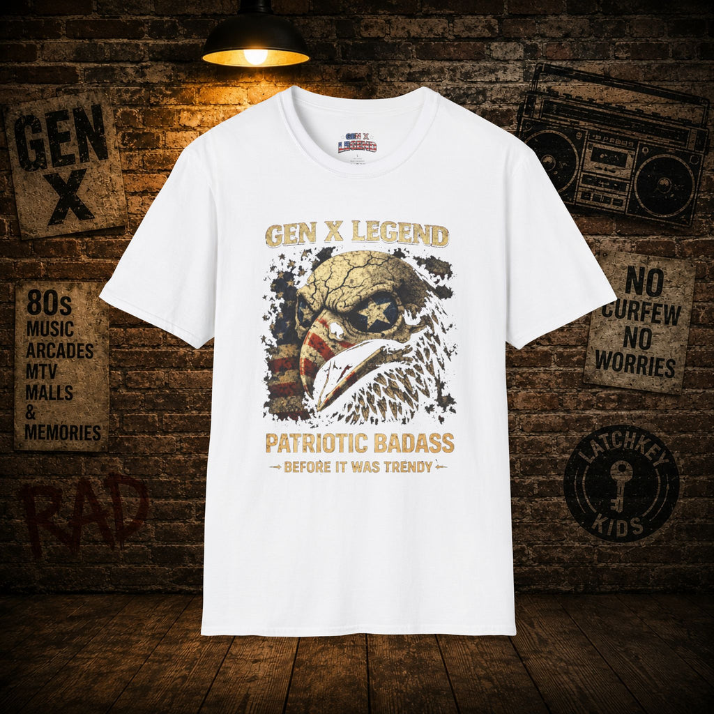 Gen X Legend T-Shirt — 'Patriotic' American Flag Tee