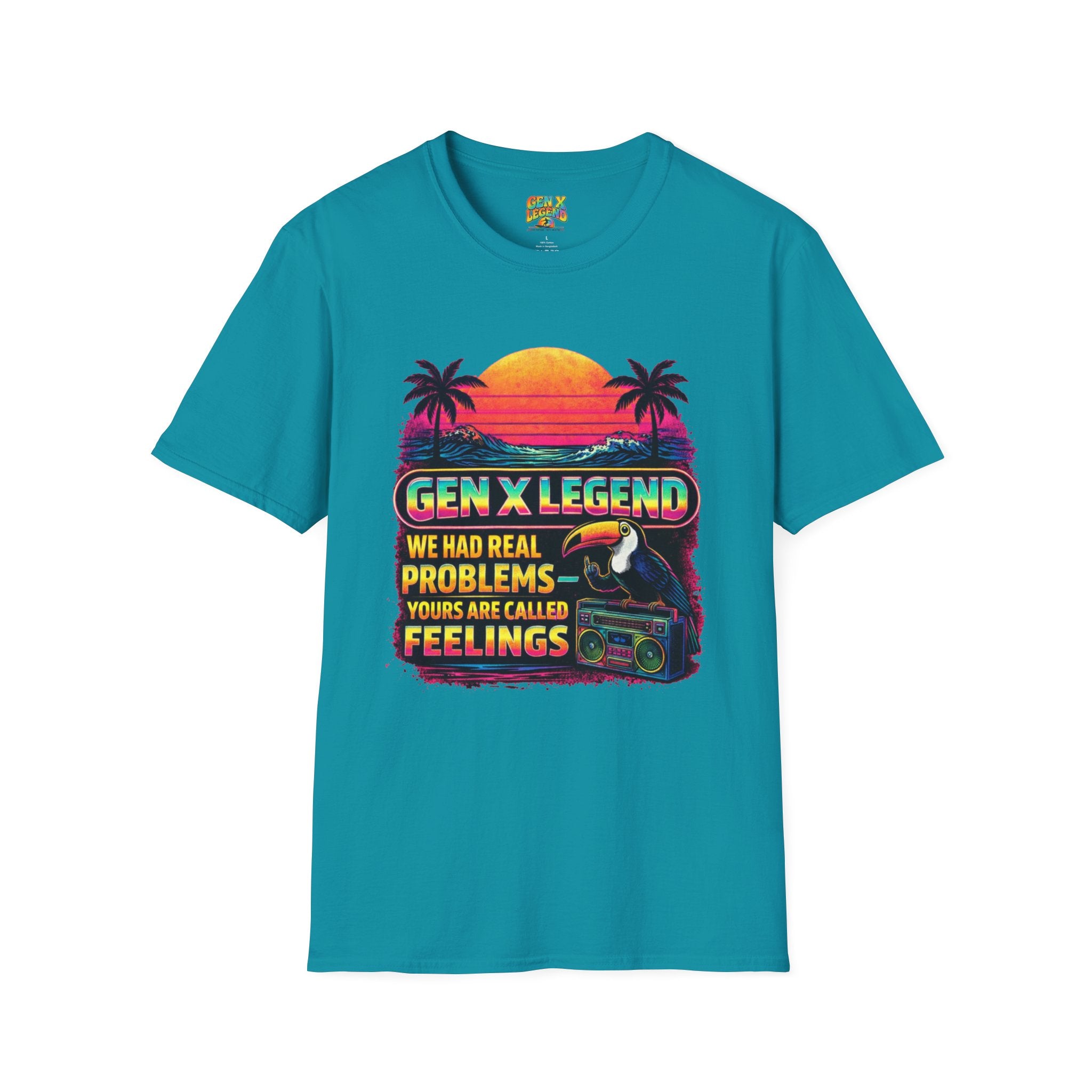 Gen X Legend T-Shirt — 80's Heatwave - 'Real Problems'