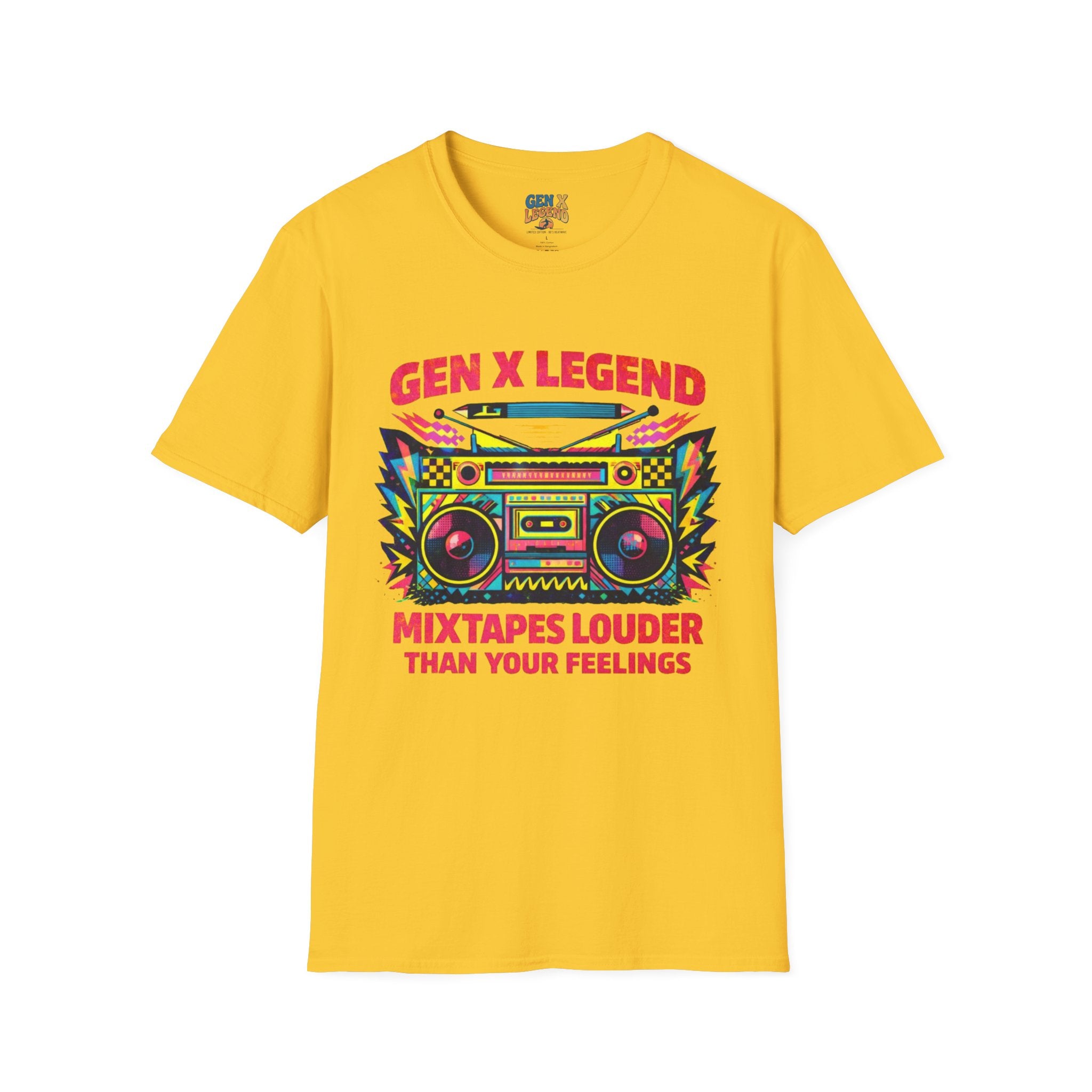 Gen X Legend T-Shirt — 80's Heatwave - 'Mixtapes'