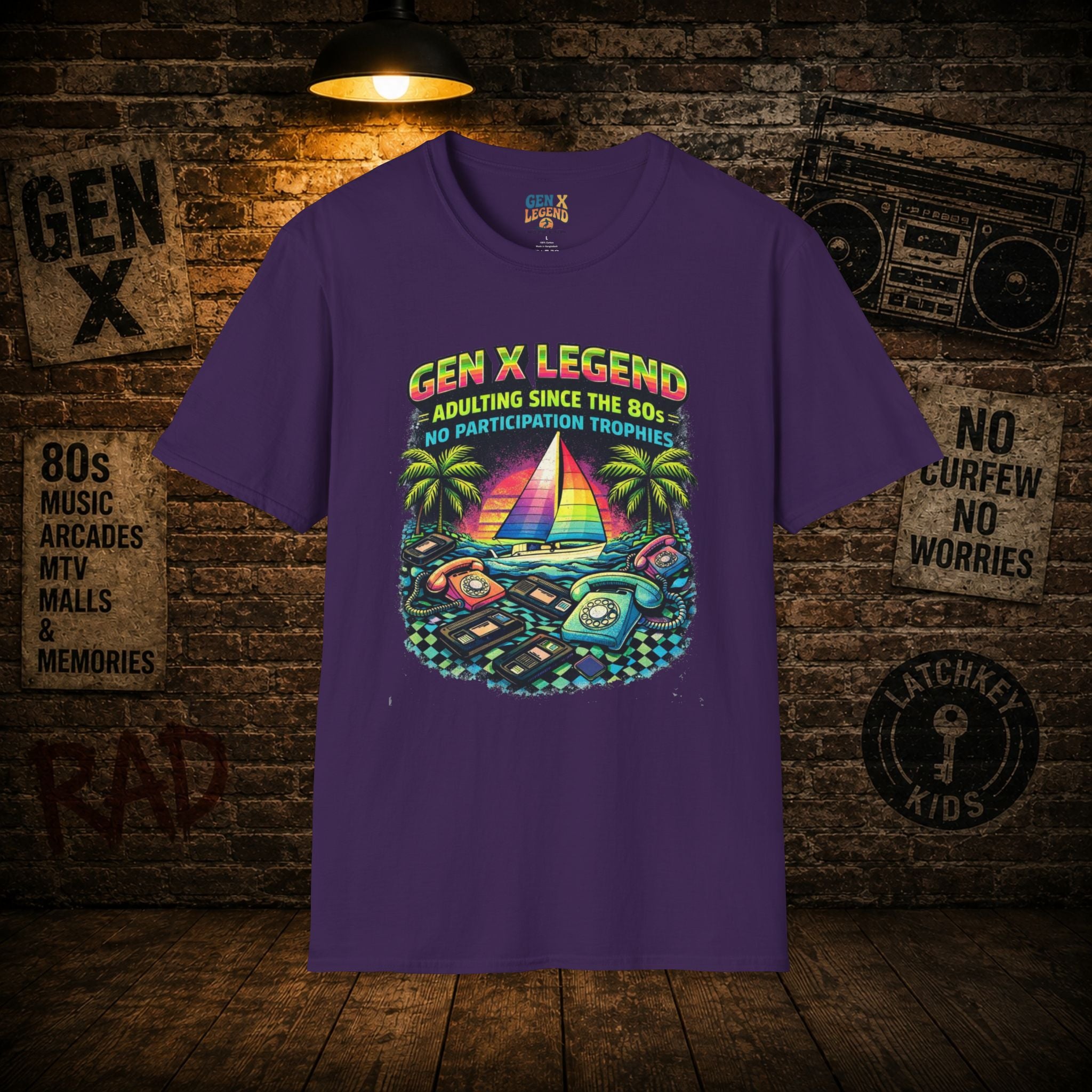 Gen X Legend T-Shirt — 80's Heatwave - 'Adulting'