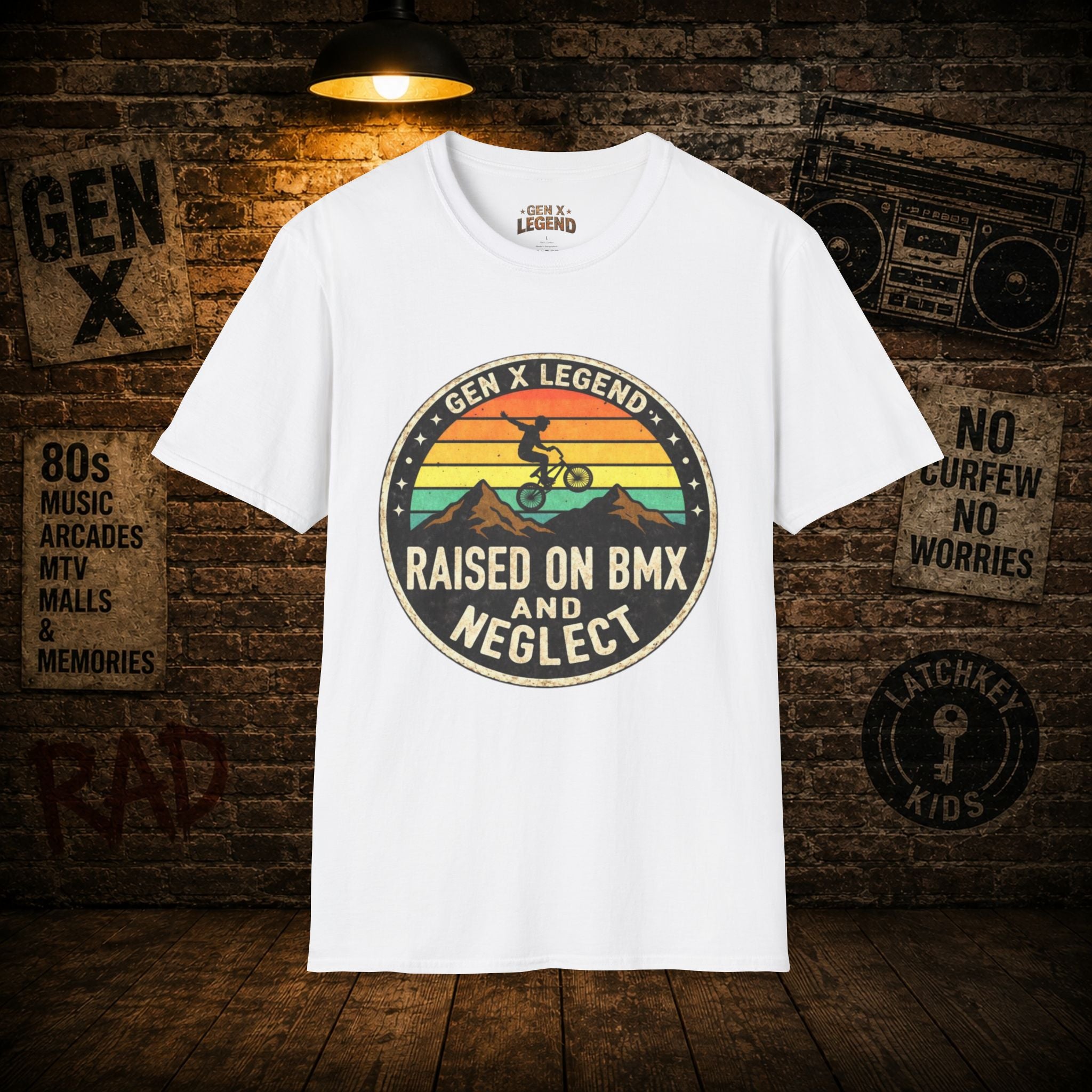 Gen X Legend T-Shirt — 'Raised on BMX'