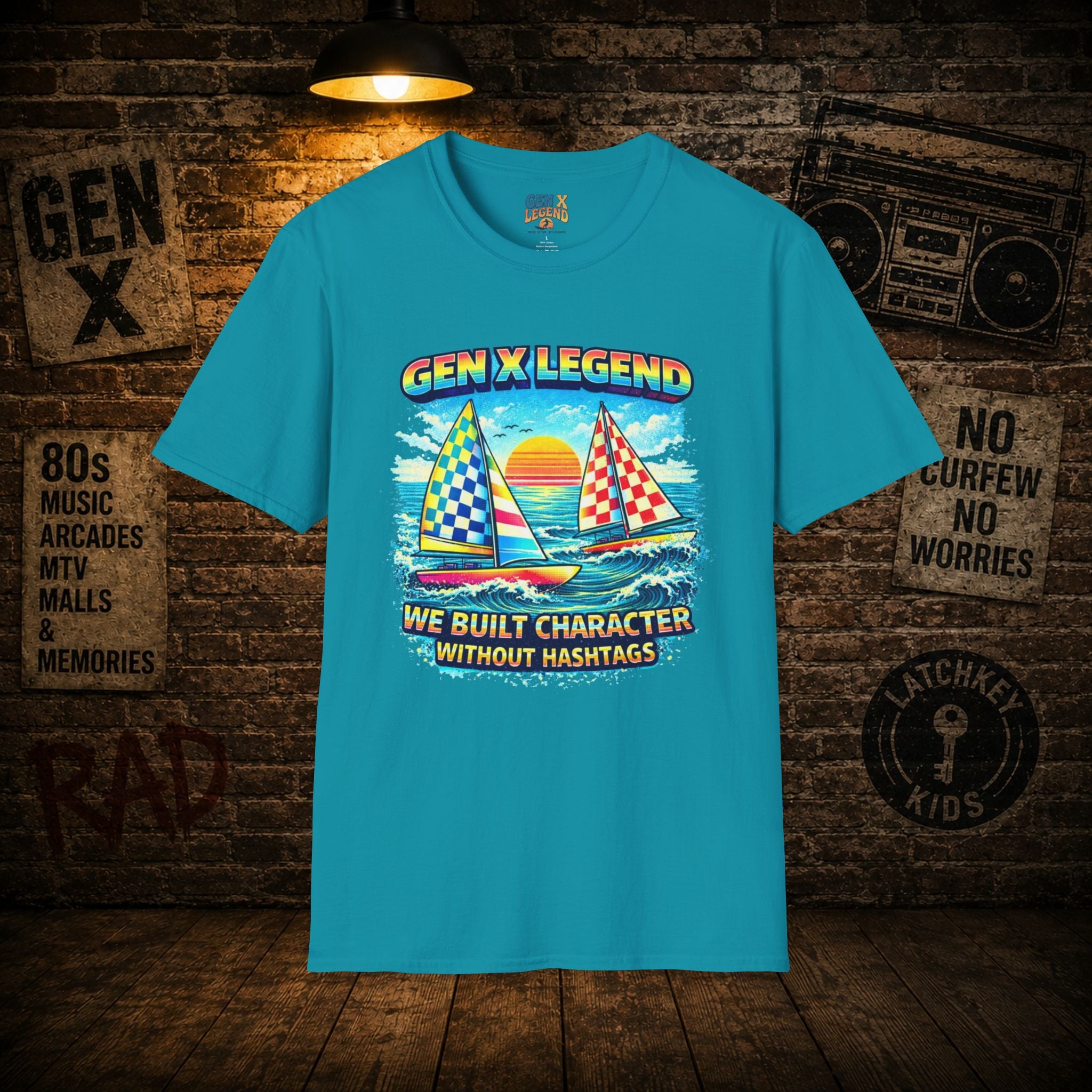 Gen X Legend T-Shirt — 80's Heatwave - 'Built Character'
