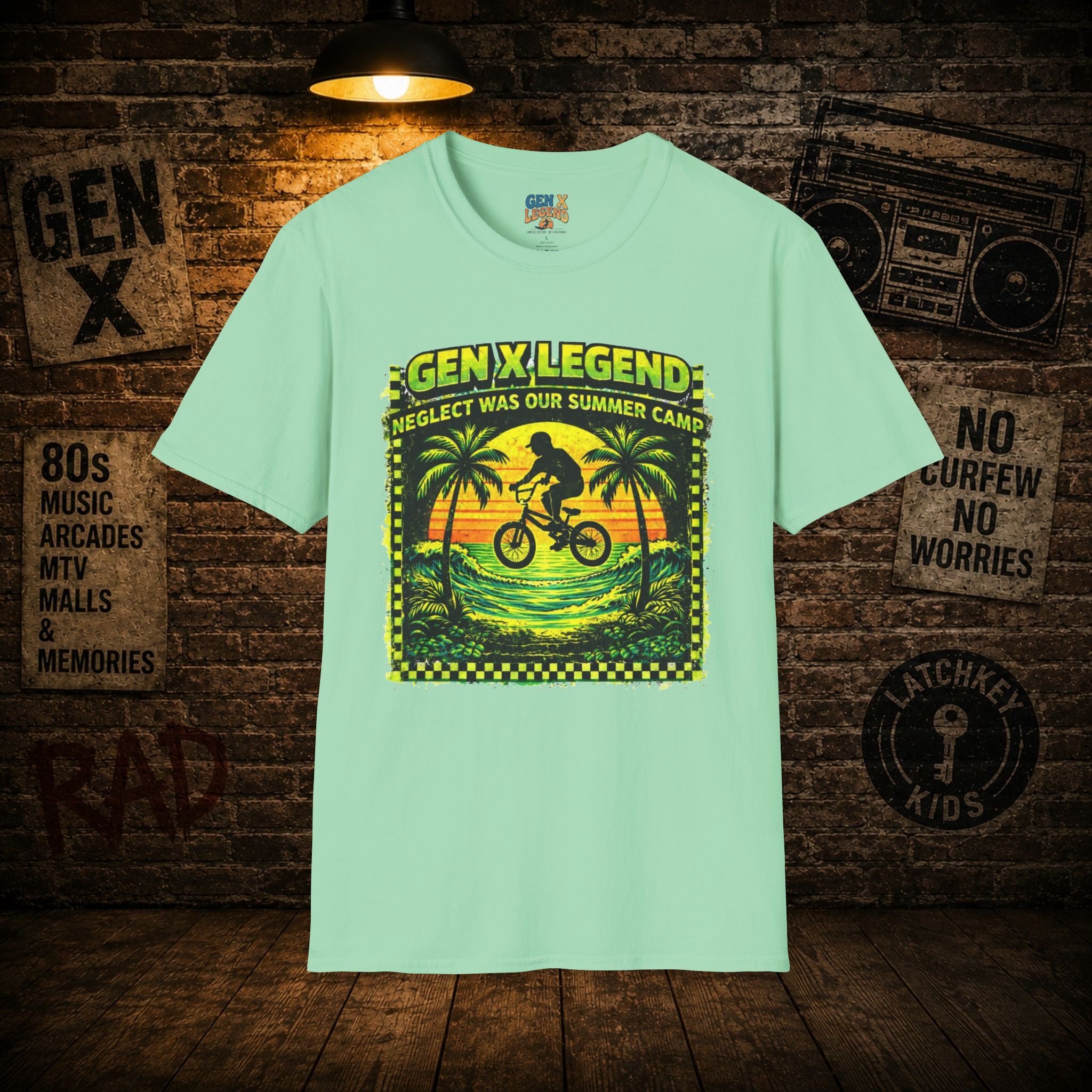 Gen X Legend T-Shirt — 80's Heatwave - 'Summer Camp'
